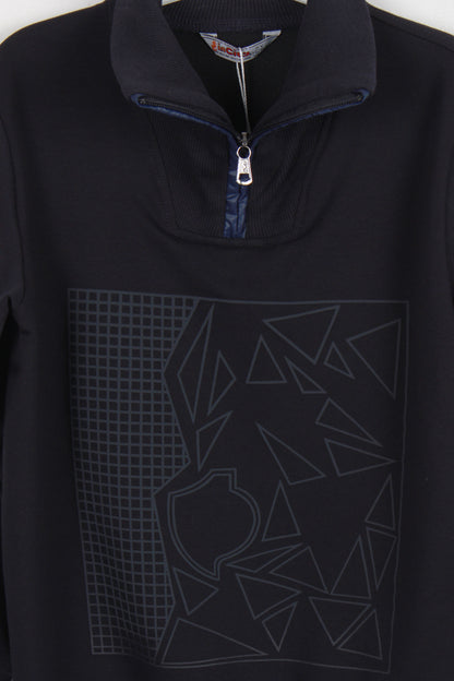 InCity Kids Erkek Çocuk Yarım Fermuarlı Boğazlı Geometrik Desen Baskılı Sweatshirt