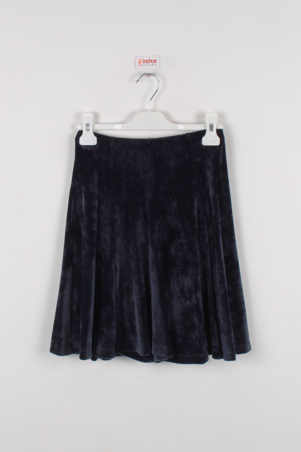 InCity Kids Kız Çocuk Volanlı Kadife Etek