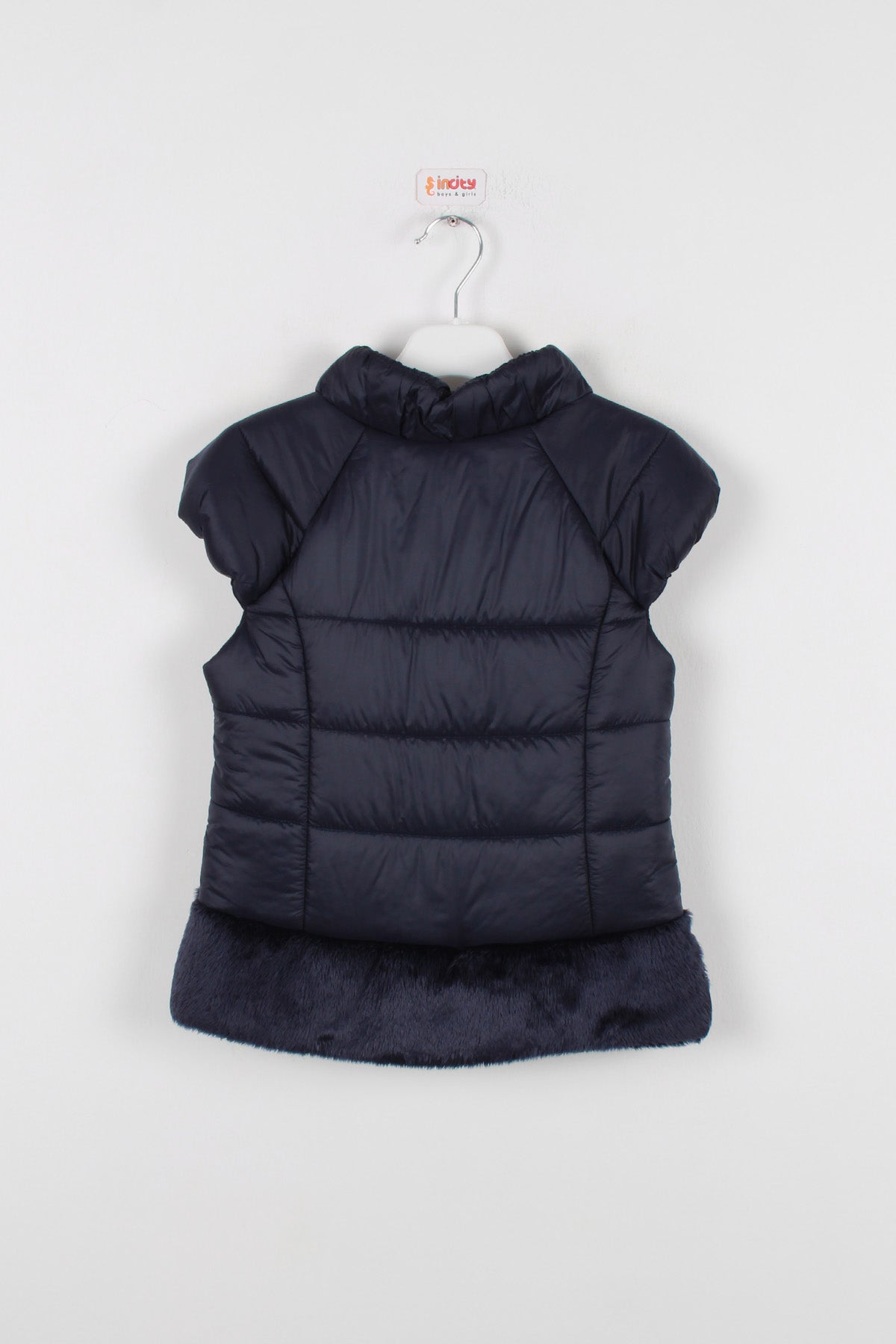 InCity Kids Kız Çocuk Peluş Detaylı Şişme Yelek