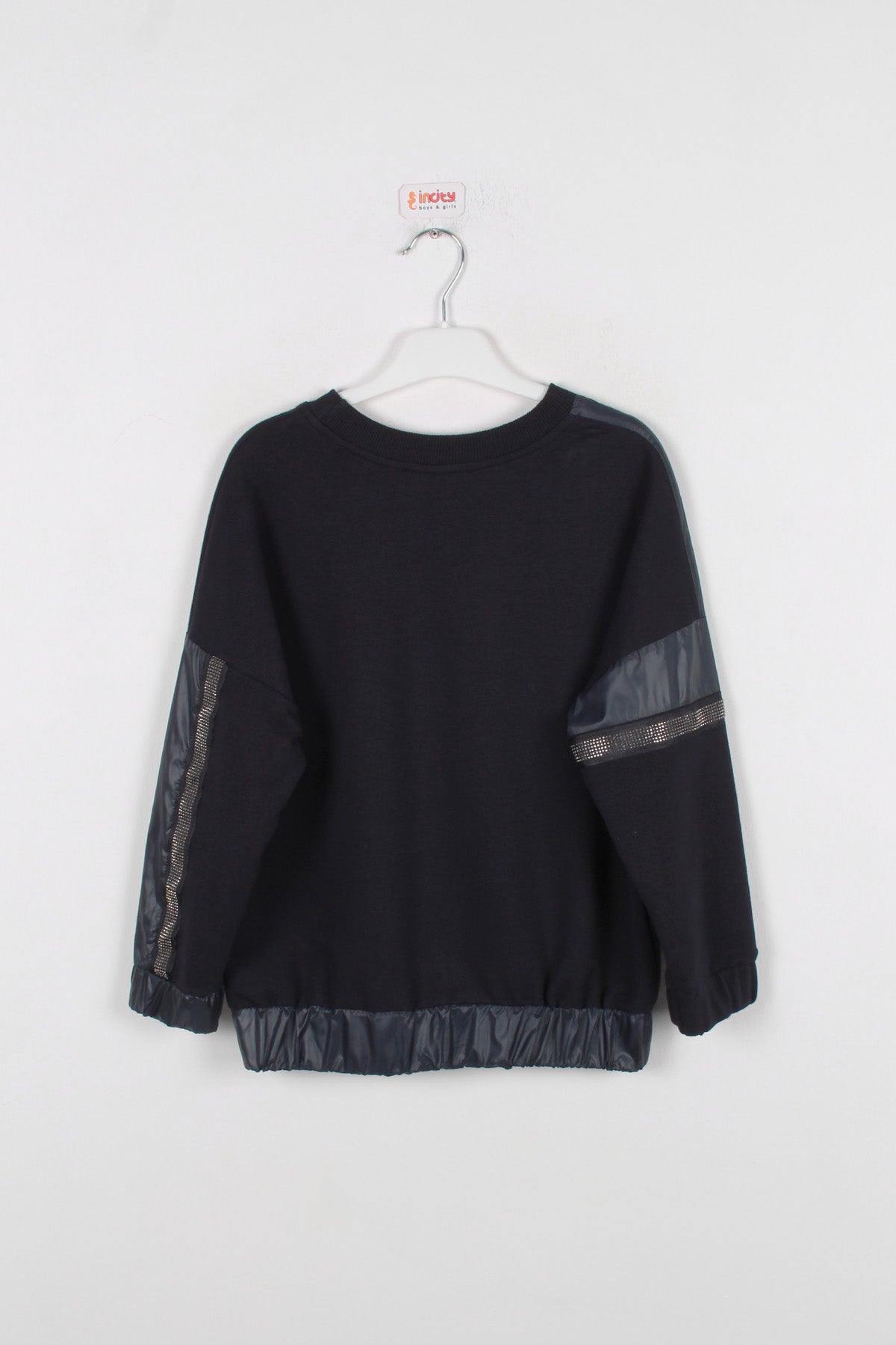 InCity Kids Kız Çocuk Taş Detaylı Sweatshirt