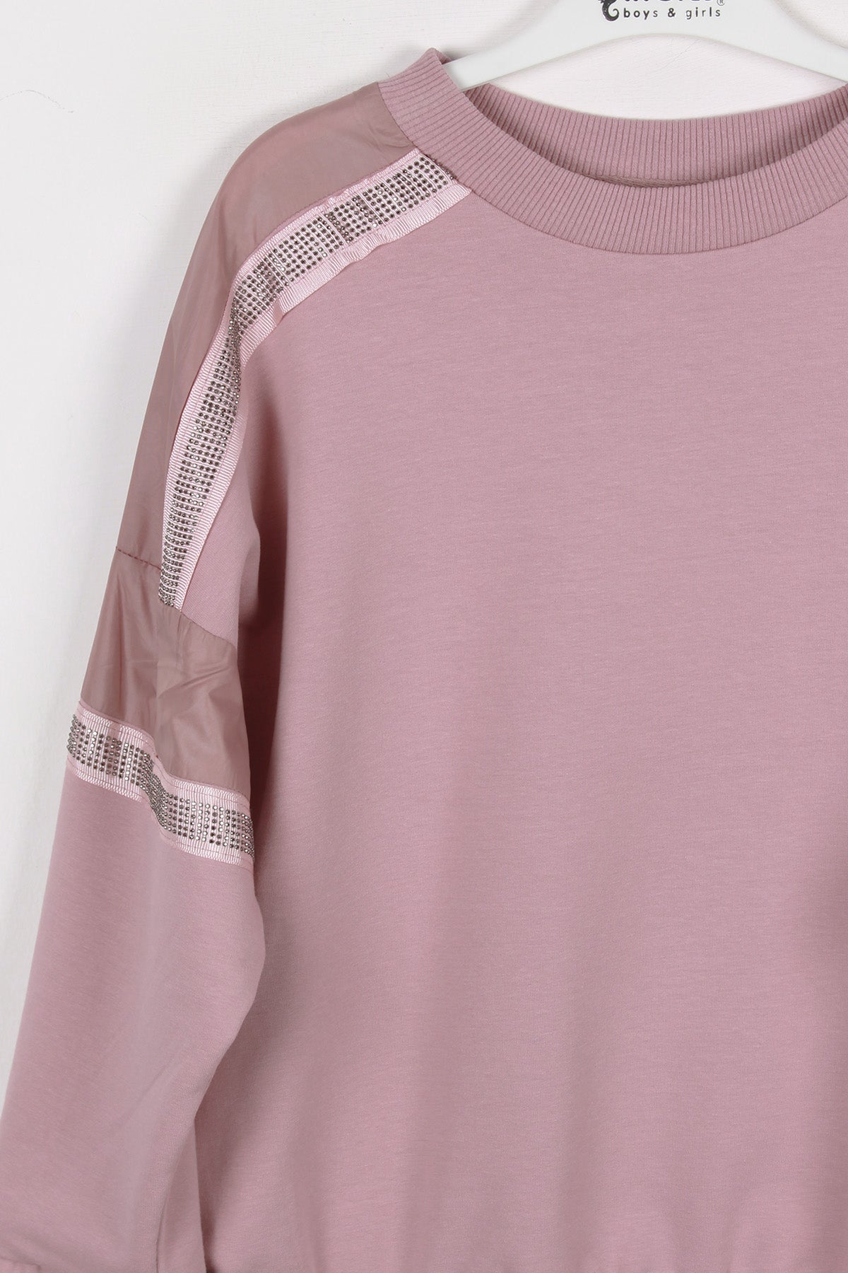 InCity Kids Kız Çocuk Taş Detaylı Sweatshirt