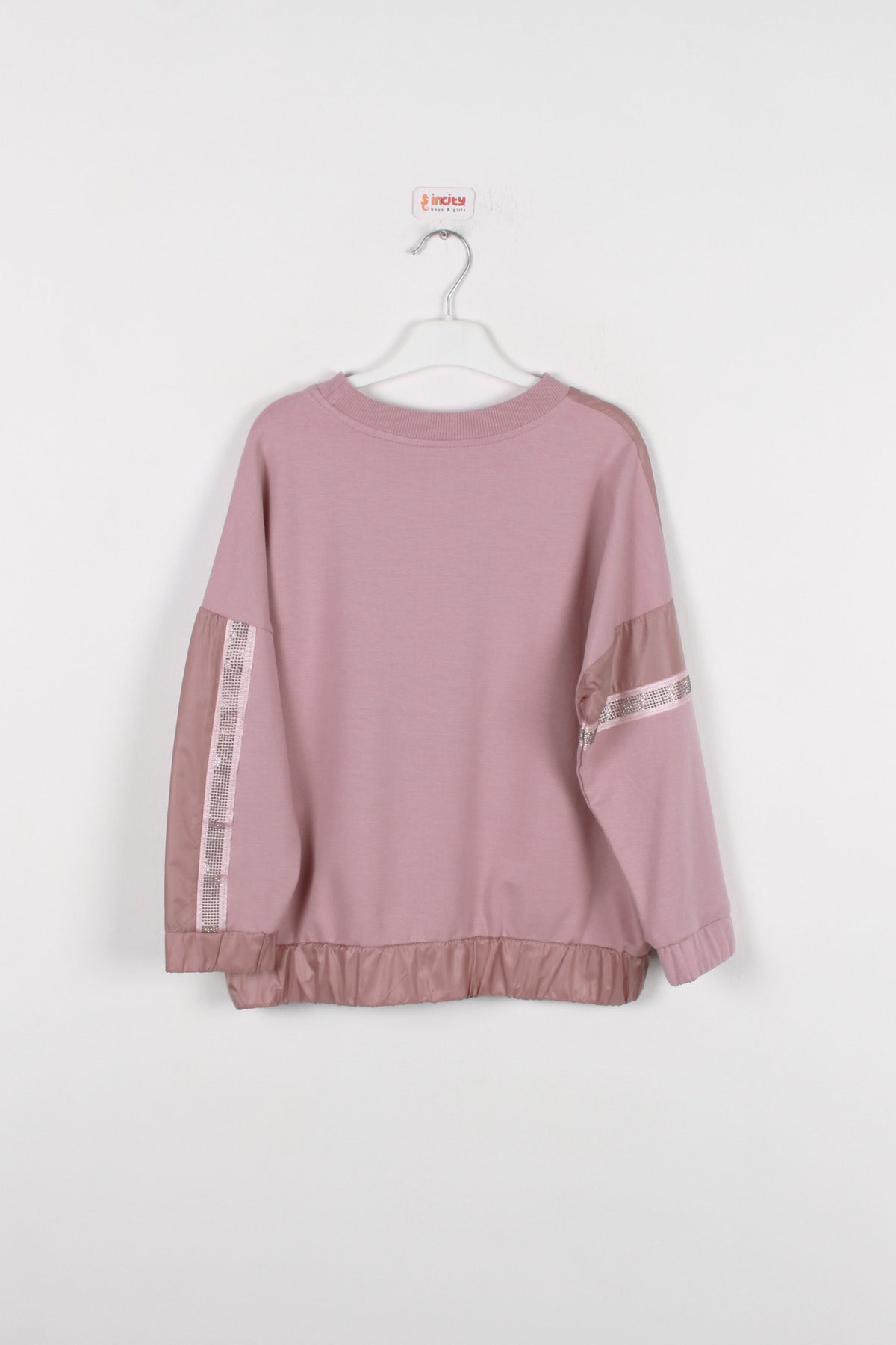 InCity Kids Kız Çocuk Taş Detaylı Sweatshirt