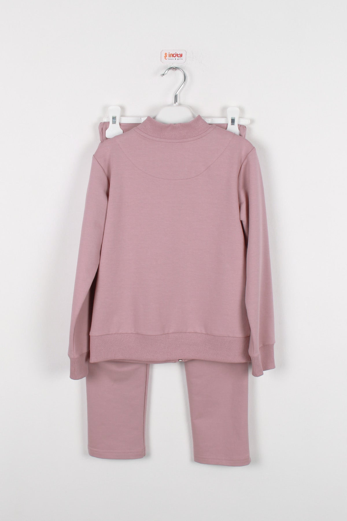 InCity Kids Kız Çocuk Taş Detaylı Şık Eşofman Takımı (2 Parça)