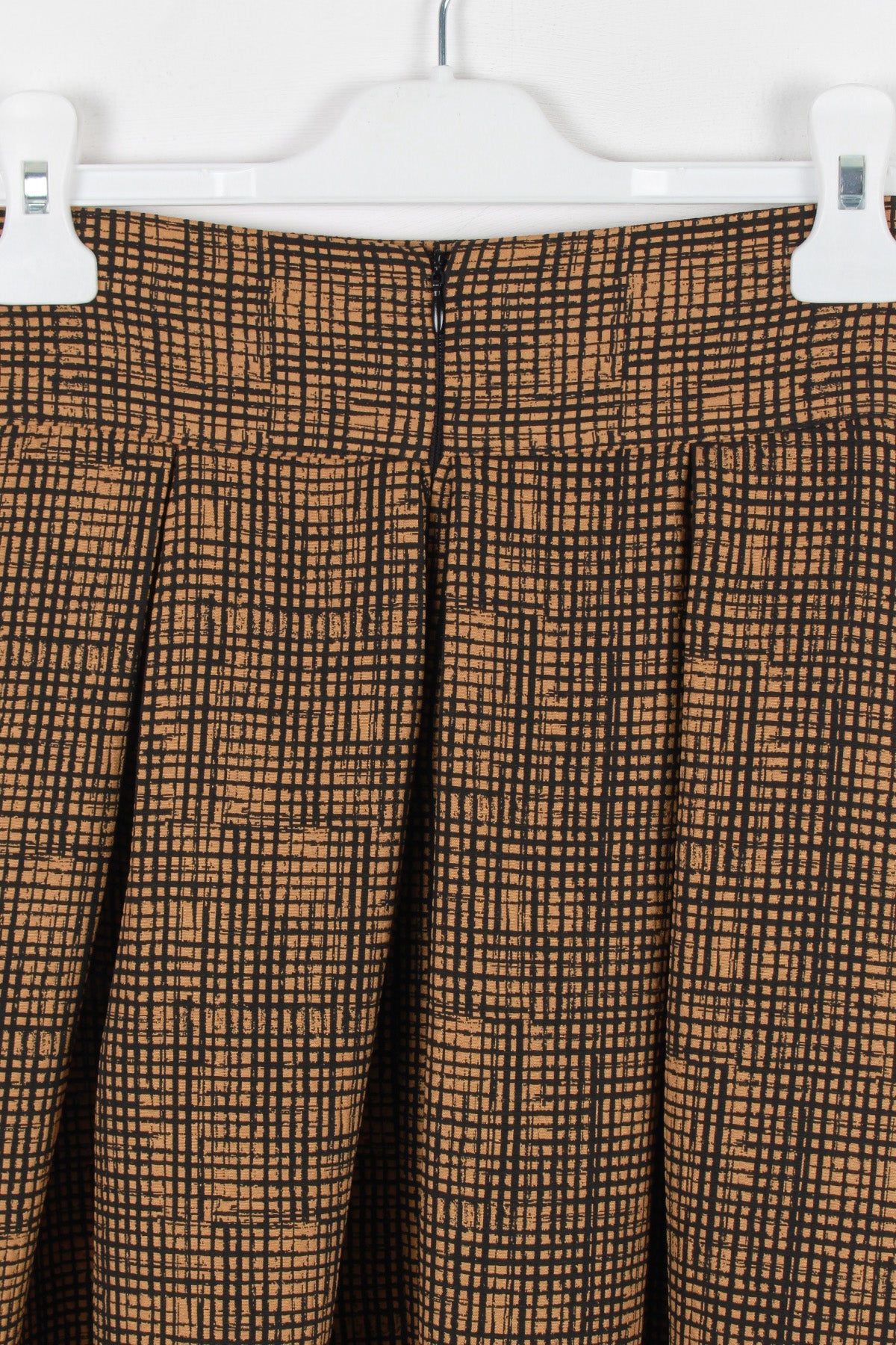 InCity Kids Kız Çocuk Diz Altı Kareli Pileli Etek