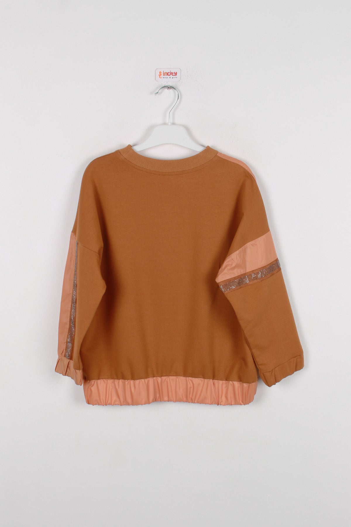 InCity Kids Kız Çocuk Taş Detaylı Sweatshirt