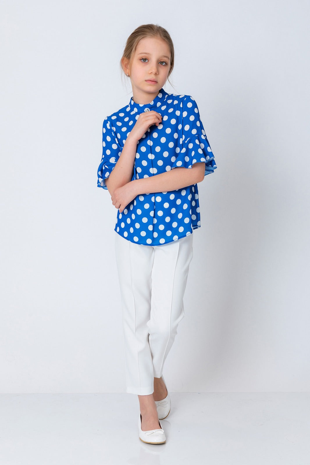 InCity Kids Girls Puantiyeli Bluz