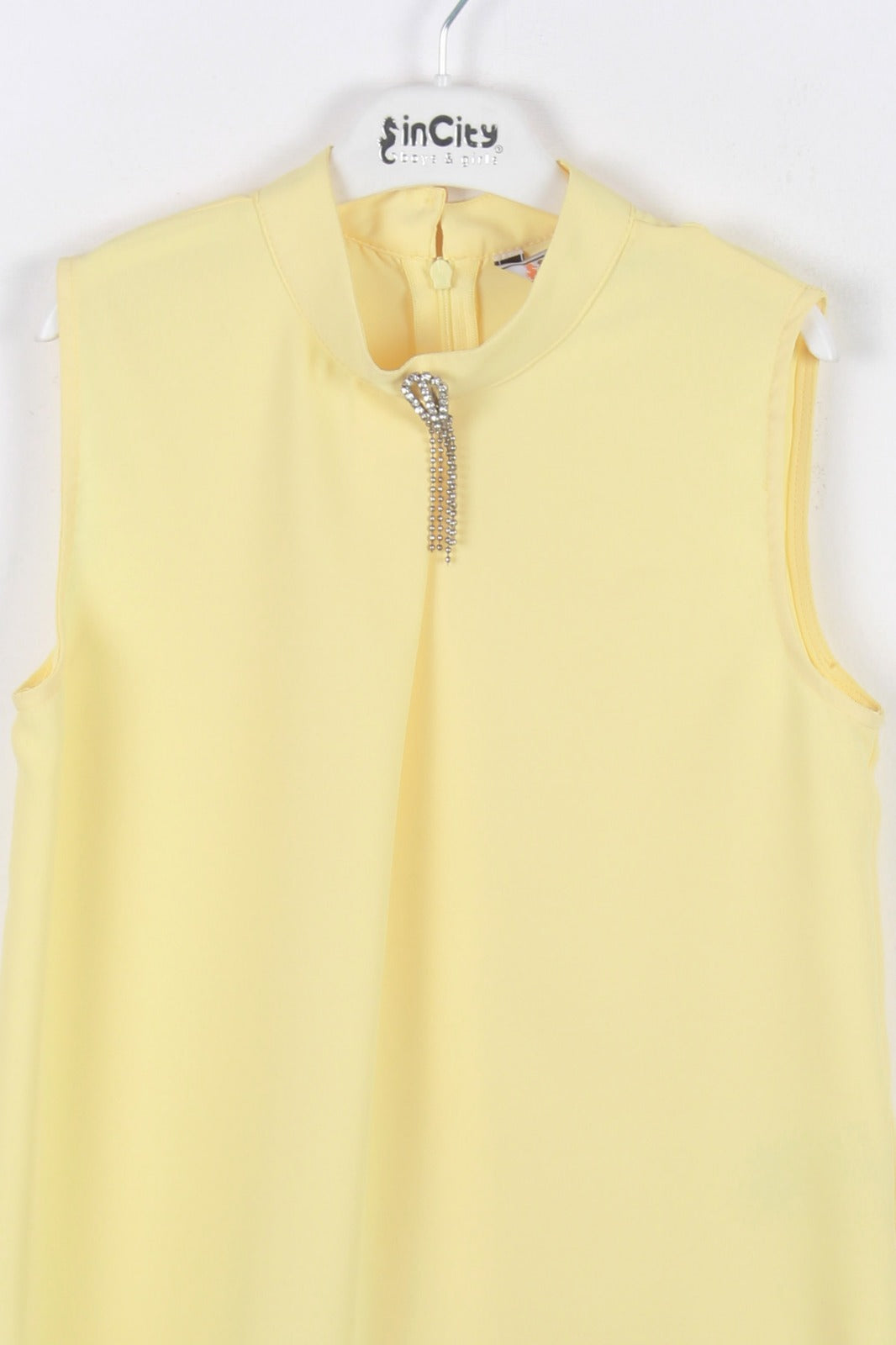 InCity Kids Girls Yuvarlak Yaka Kolsuz Bluz