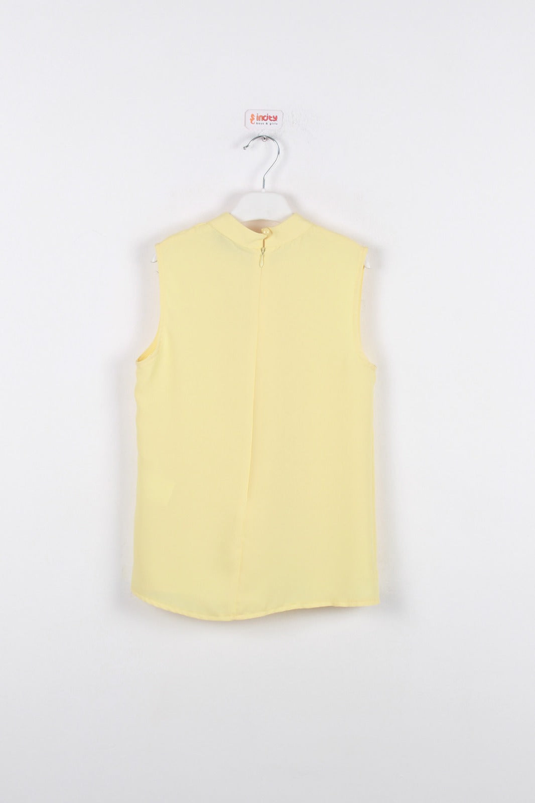 InCity Kids Girls Yuvarlak Yaka Kolsuz Bluz