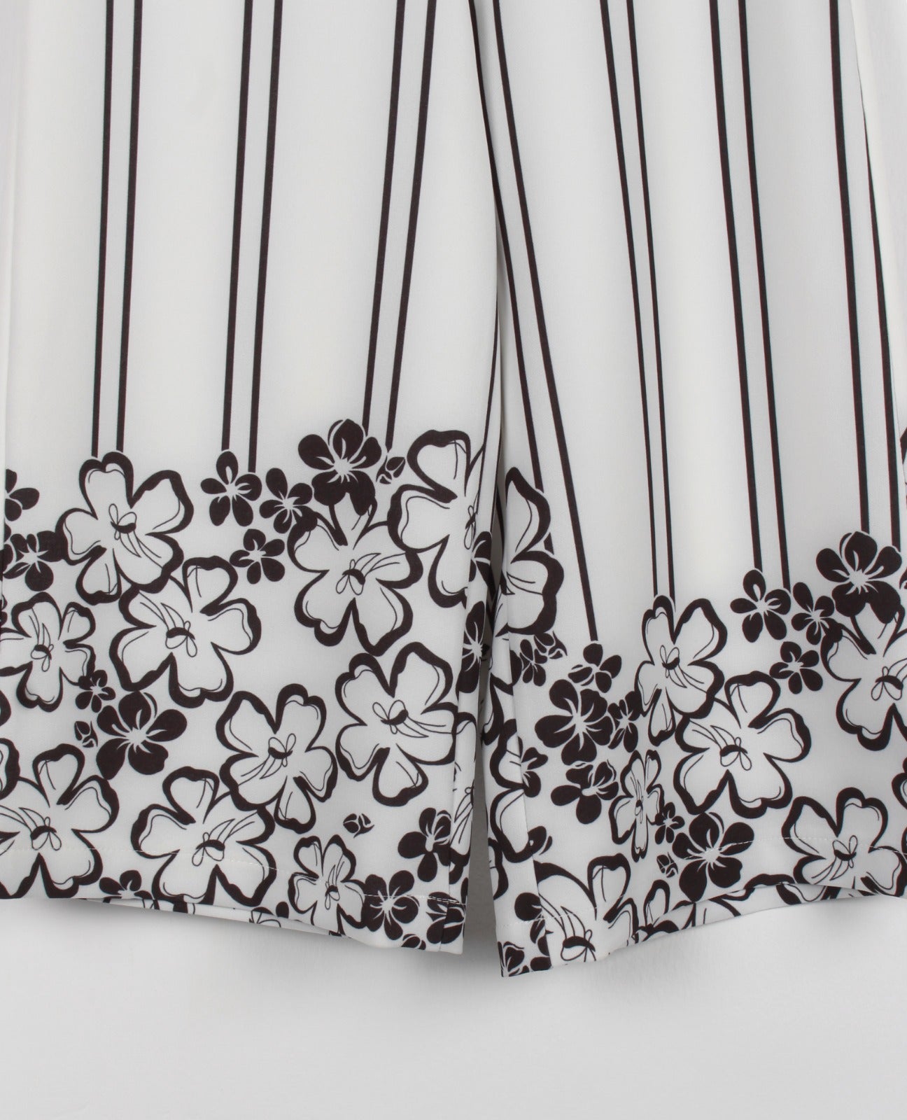 InCity Kids Girls Çiçek Desenli Geniş Paça Pantolon