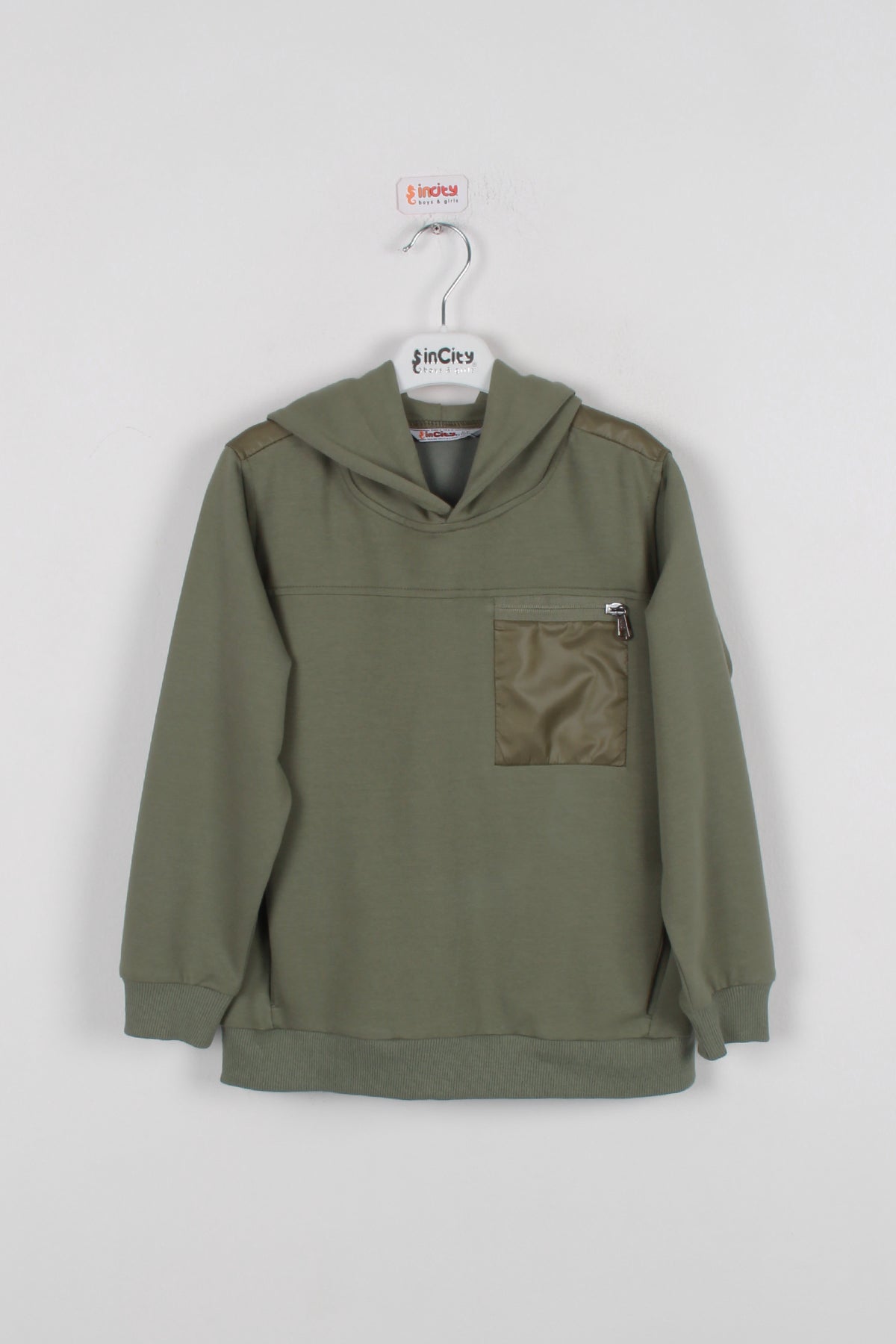 InCity Kids Erkek Çocuk Kapüşonlu Sweatshirt