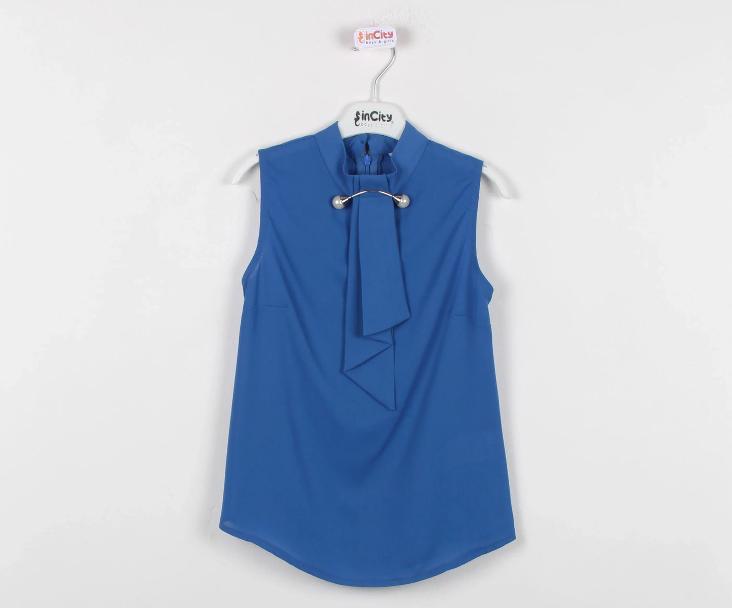 InCity Kids Girls Sleeveless Plain Fashion Dress Blouse InCity Boys & Girls