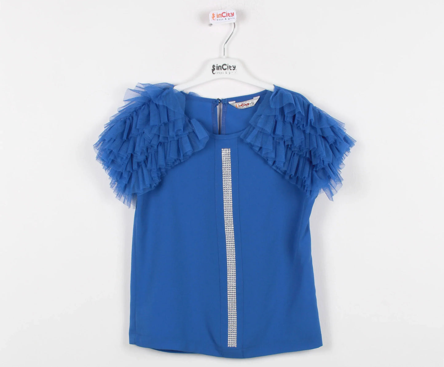 InCity Kids Girls Ruffle Sleeve Fashion Blouse InCity Boys & Girls