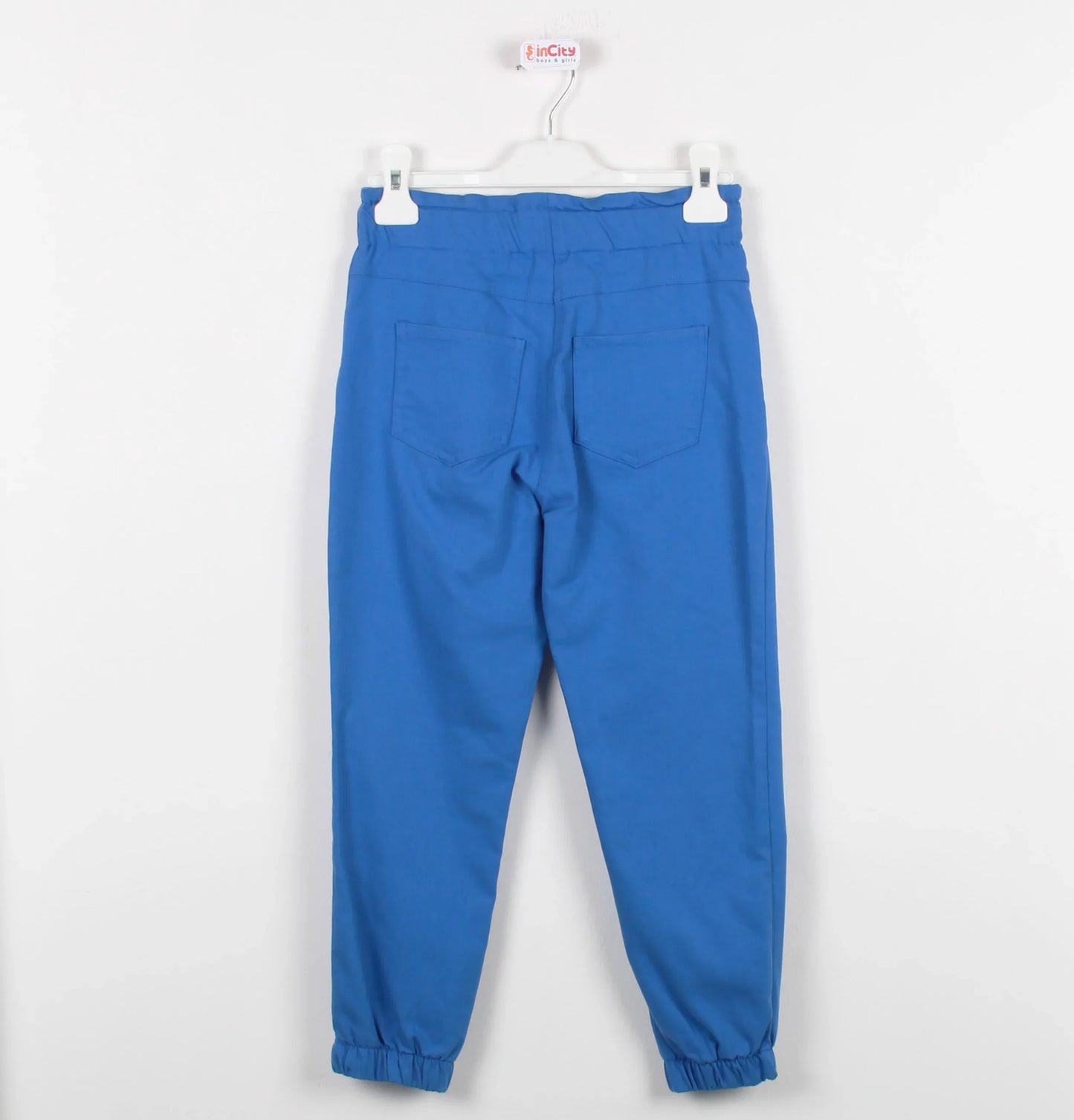 InCity Kids Girls Solid Cuffed Jogger Pants InCity Boys & Girls