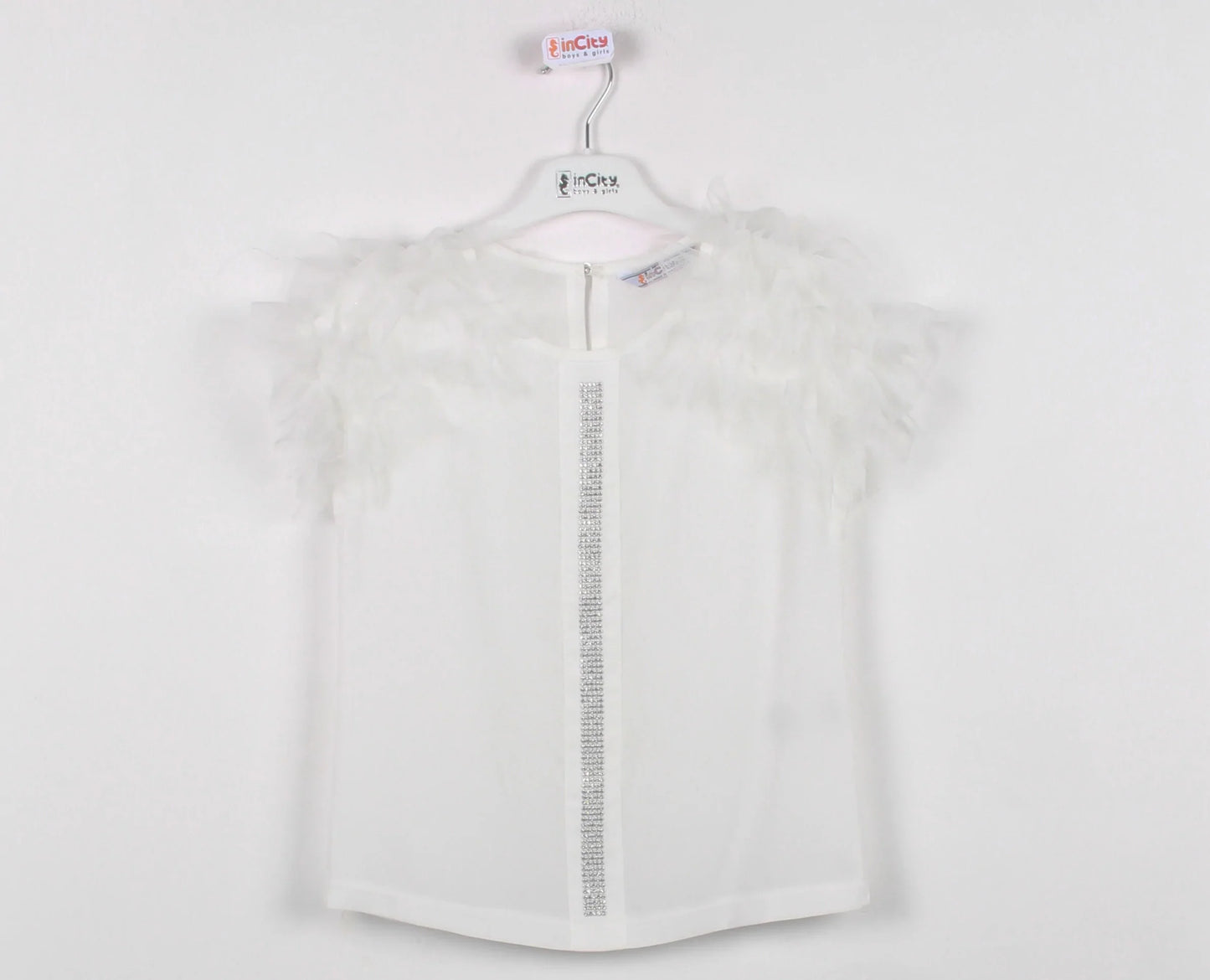 InCity Kids Girls Ruffle Sleeve Fashion Blouse InCity Boys & Girls