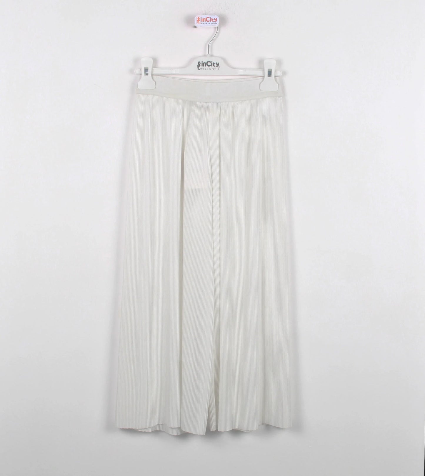 InCity Kids Girls Elastic Waist Wide Leg Pleated Pants InCity Boys & Girls