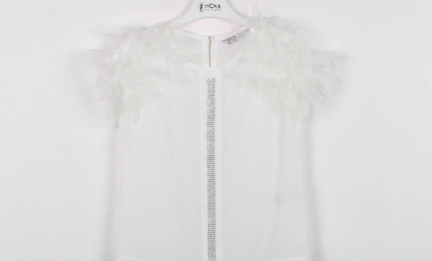 InCity Kids Girls Ruffle Sleeve Fashion Blouse InCity Boys & Girls