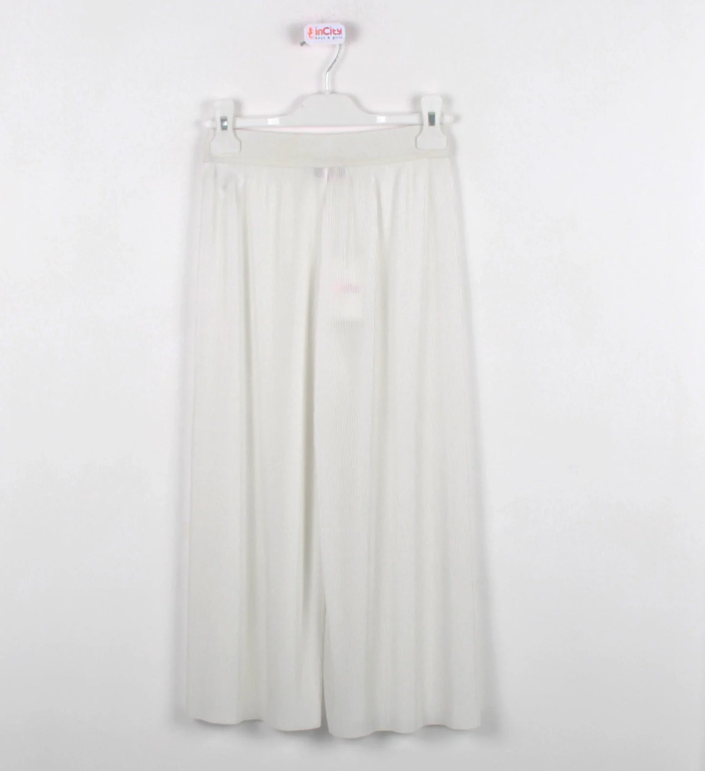 InCity Kids Girls Elastic Waist Wide Leg Pleated Pants InCity Boys & Girls