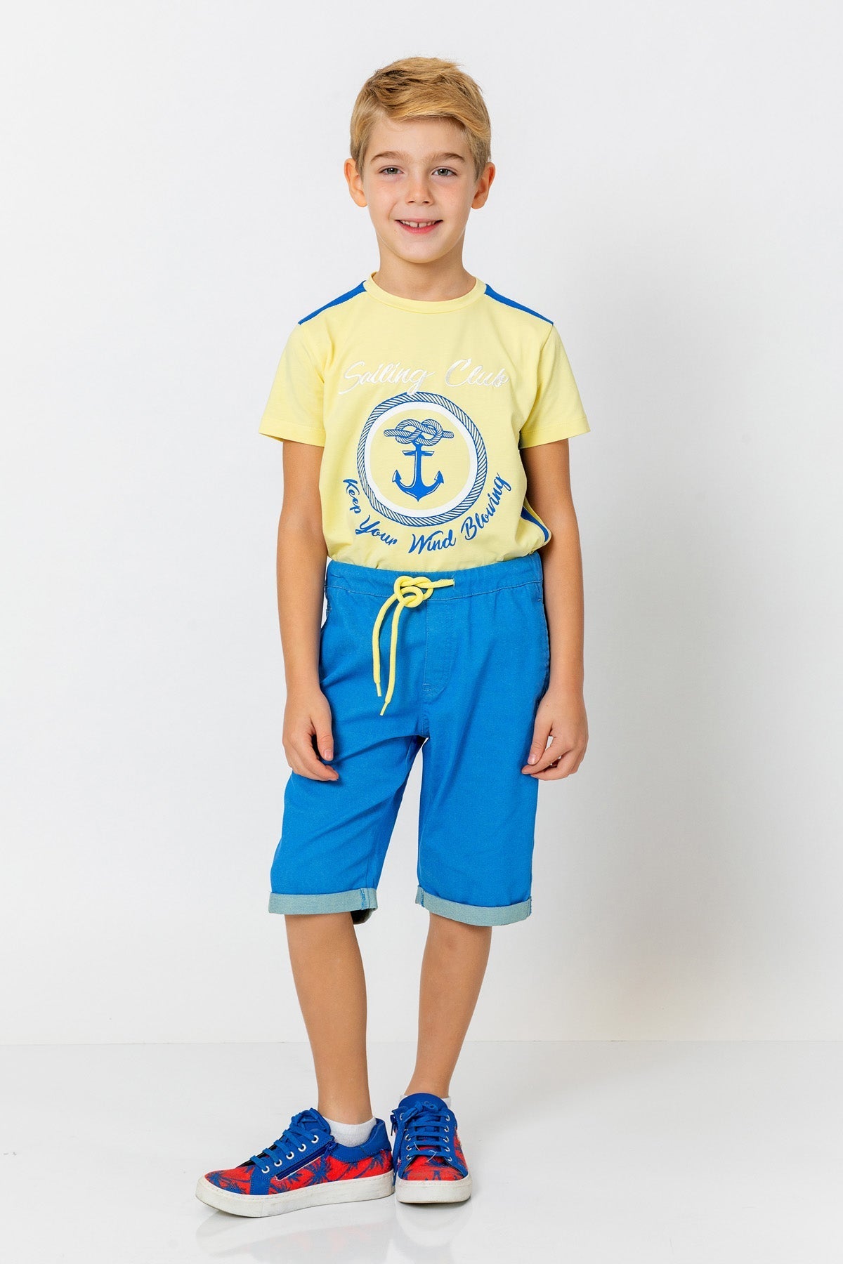 InCity Kids Boys Elastic Waist Straight Leg Shorts InCity Boys & Girls