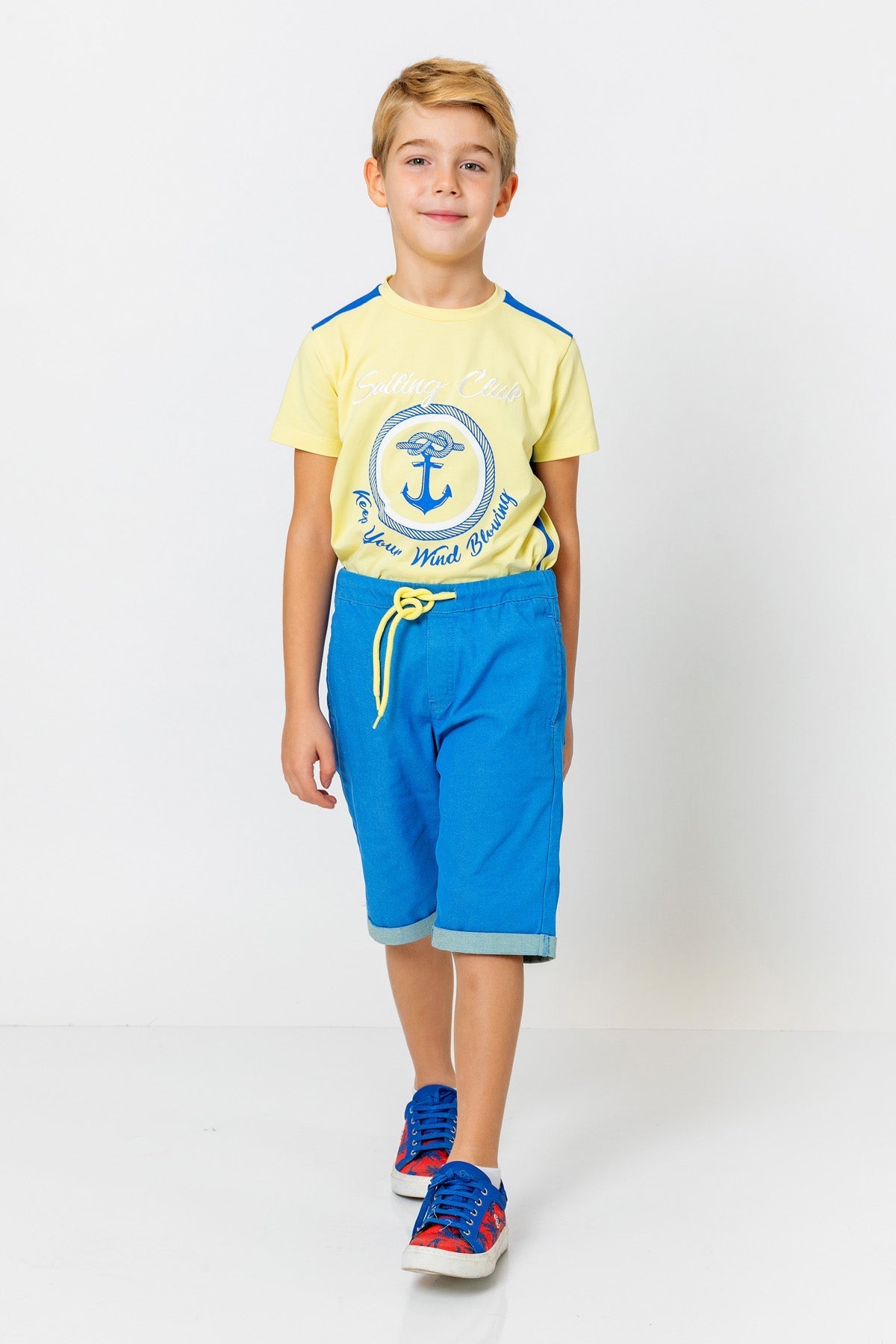 InCity Kids Boys Elastic Waist Straight Leg Shorts InCity Boys & Girls