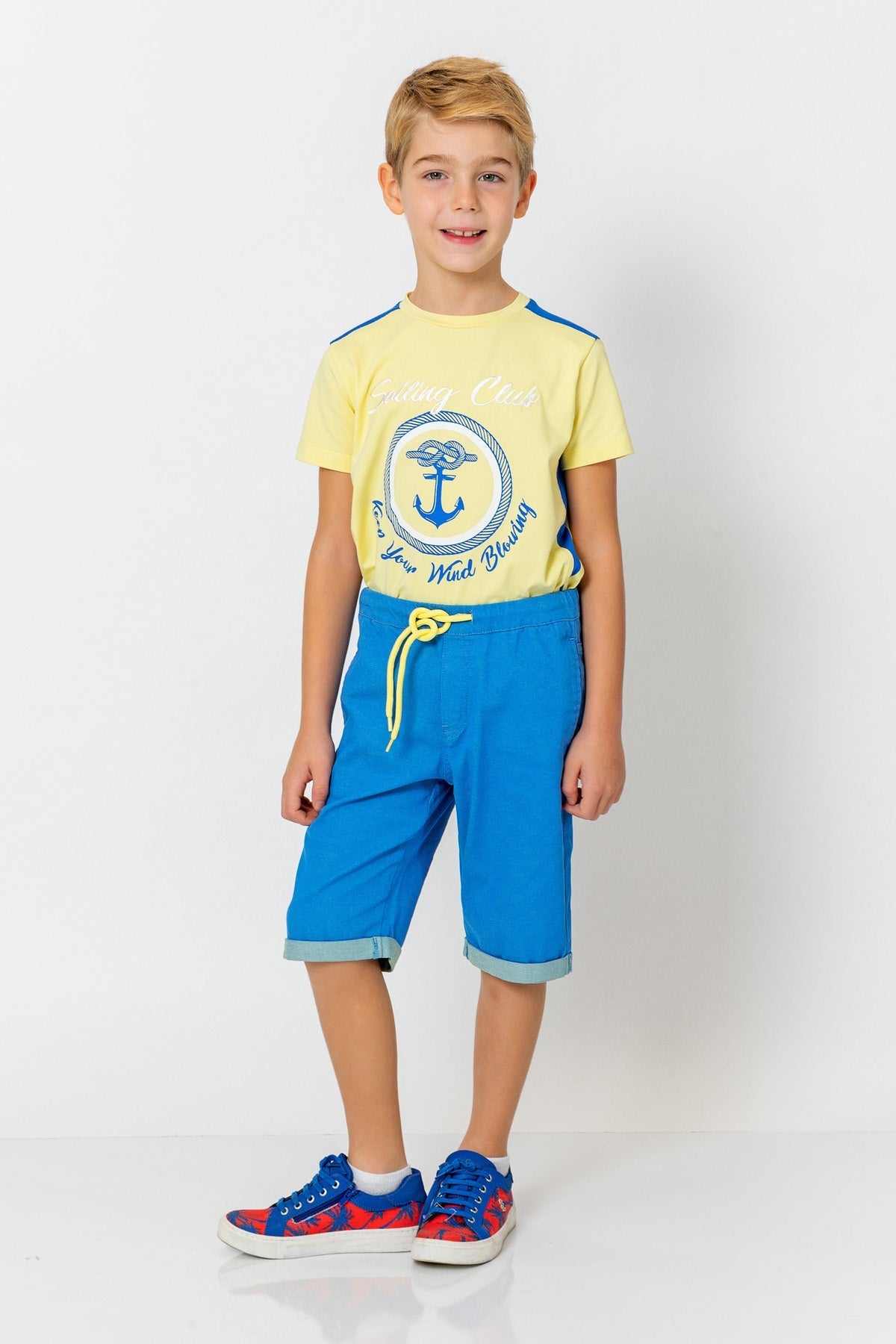 InCity Kids Boys Elastic Waist Straight Leg Shorts InCity Boys & Girls