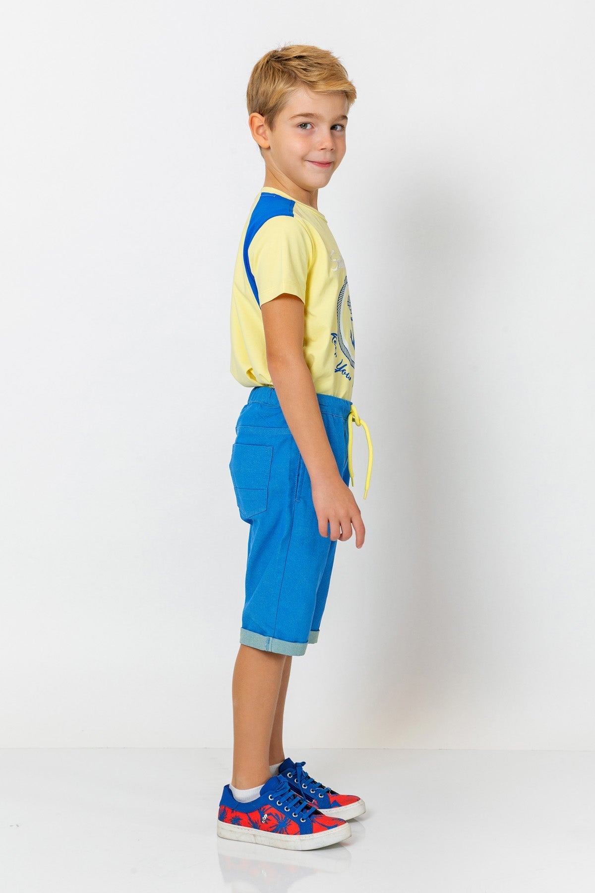 InCity Kids Boys Elastic Waist Straight Leg Shorts InCity Boys & Girls