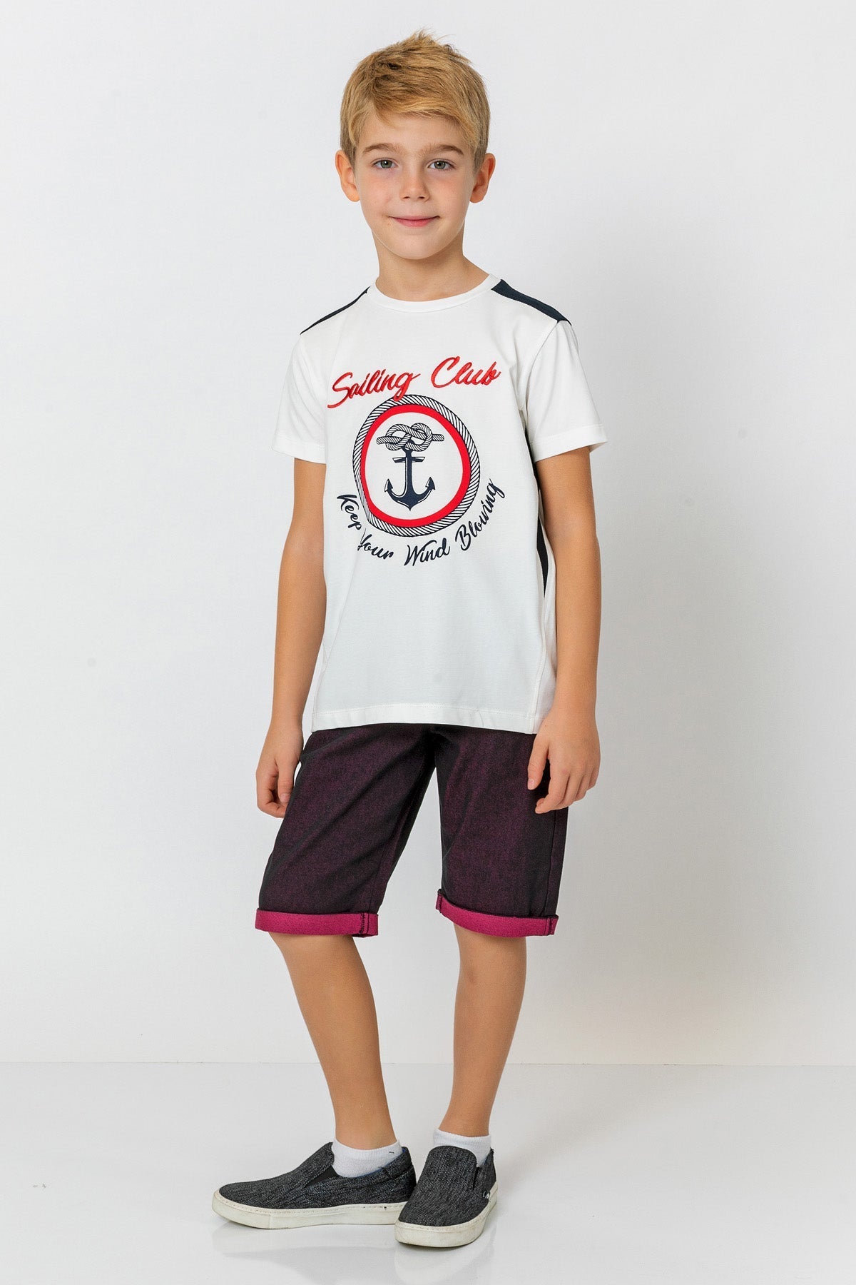 InCity Kids Boys Elastic Waist Straight Leg Shorts InCity Boys & Girls