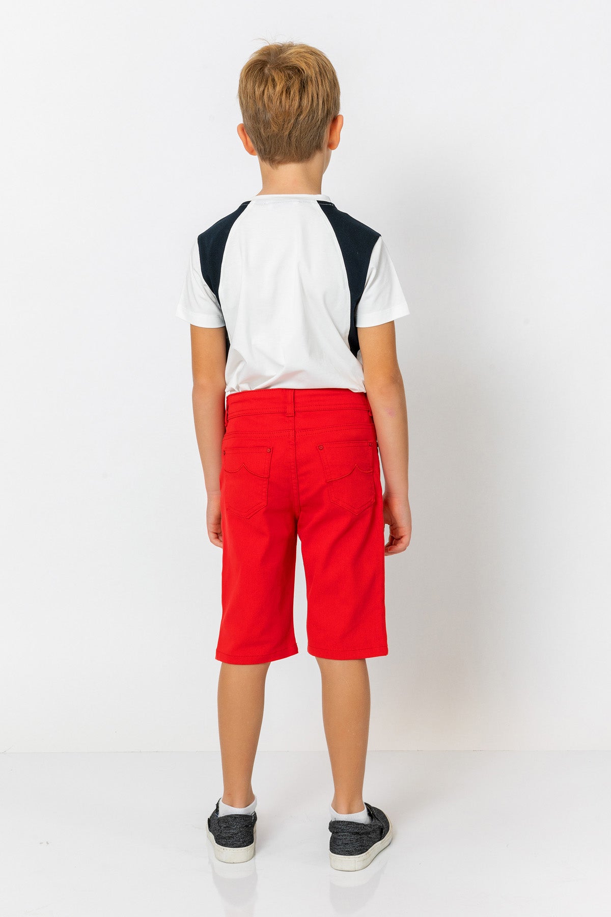 InCity Kids Boys Solid Straight Leg Dress Shorts InCity Boys & Girls