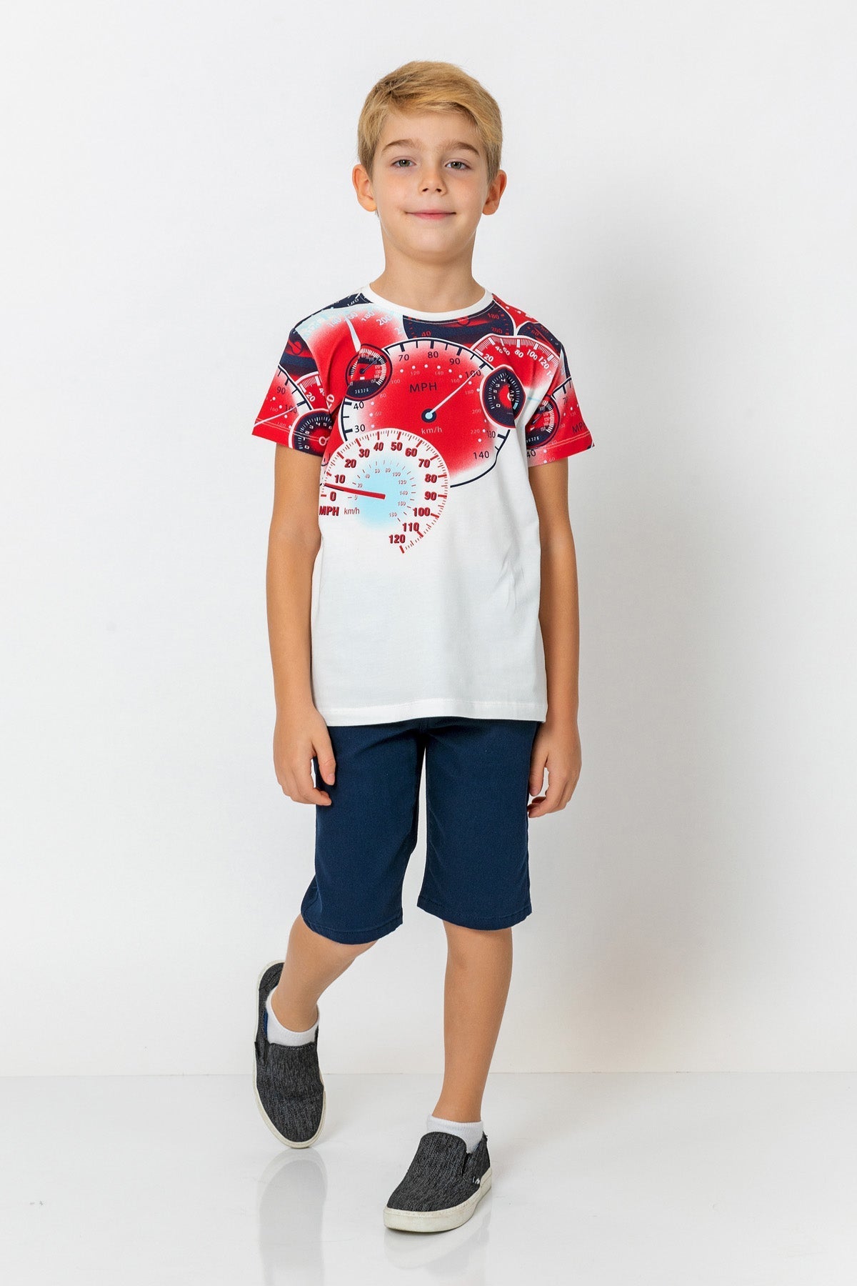 InCity Kids Boys Solid Straight Leg Dress Shorts InCity Boys & Girls