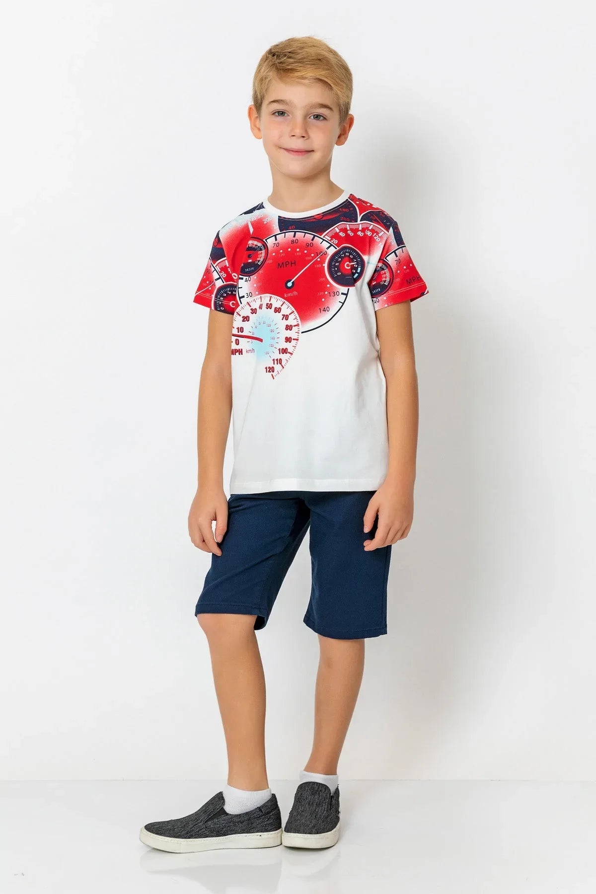 InCity Kids Boys Solid Straight Leg Fashion Shorts InCity Boys & Girls