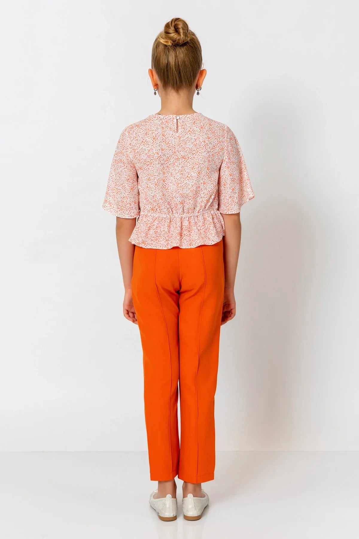 InCity Kids Girls V Neck Floral Batwing Blouse InCity Boys & Girls