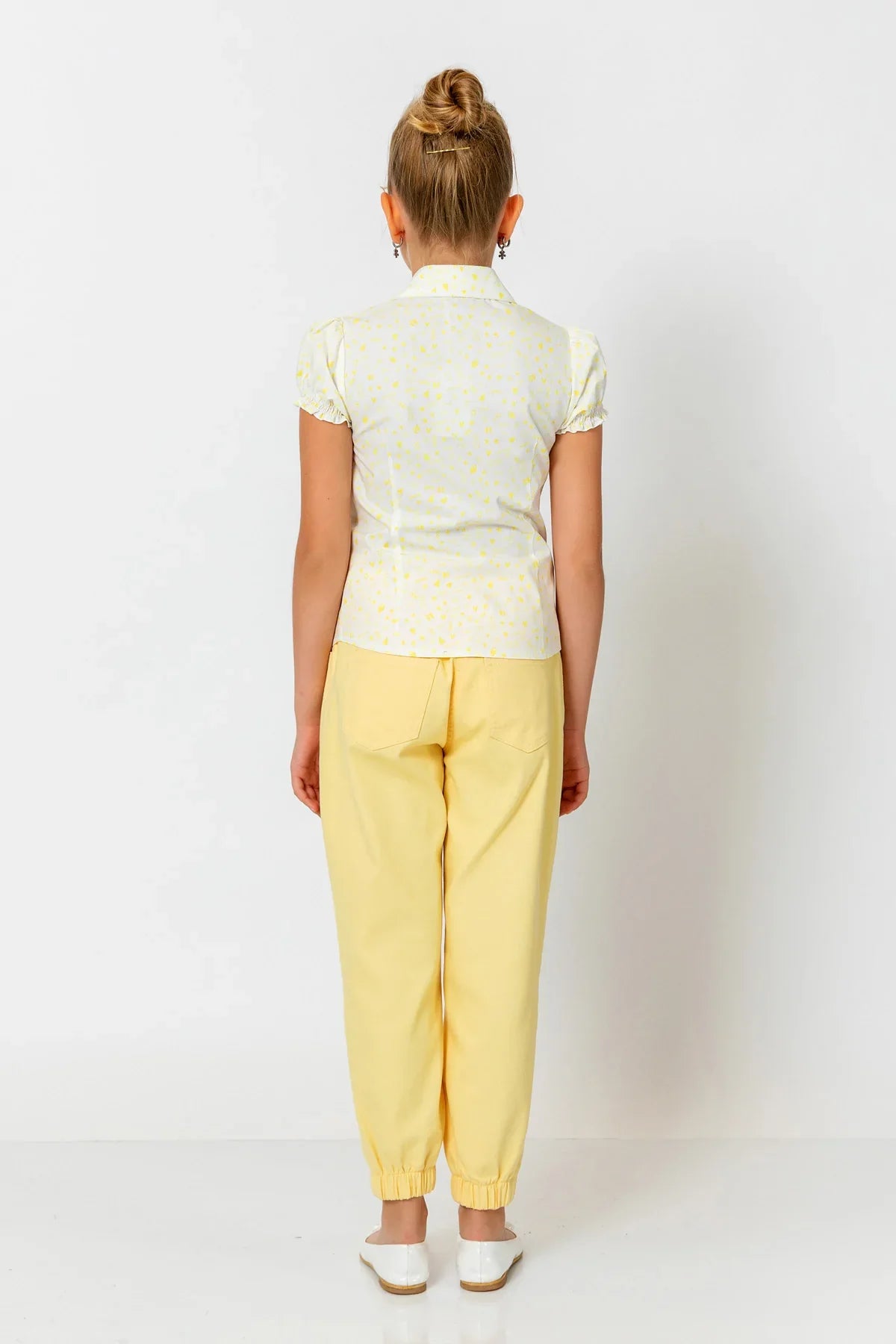 InCity Kids Girls Solid Cuffed Jogger Pants InCity Boys & Girls