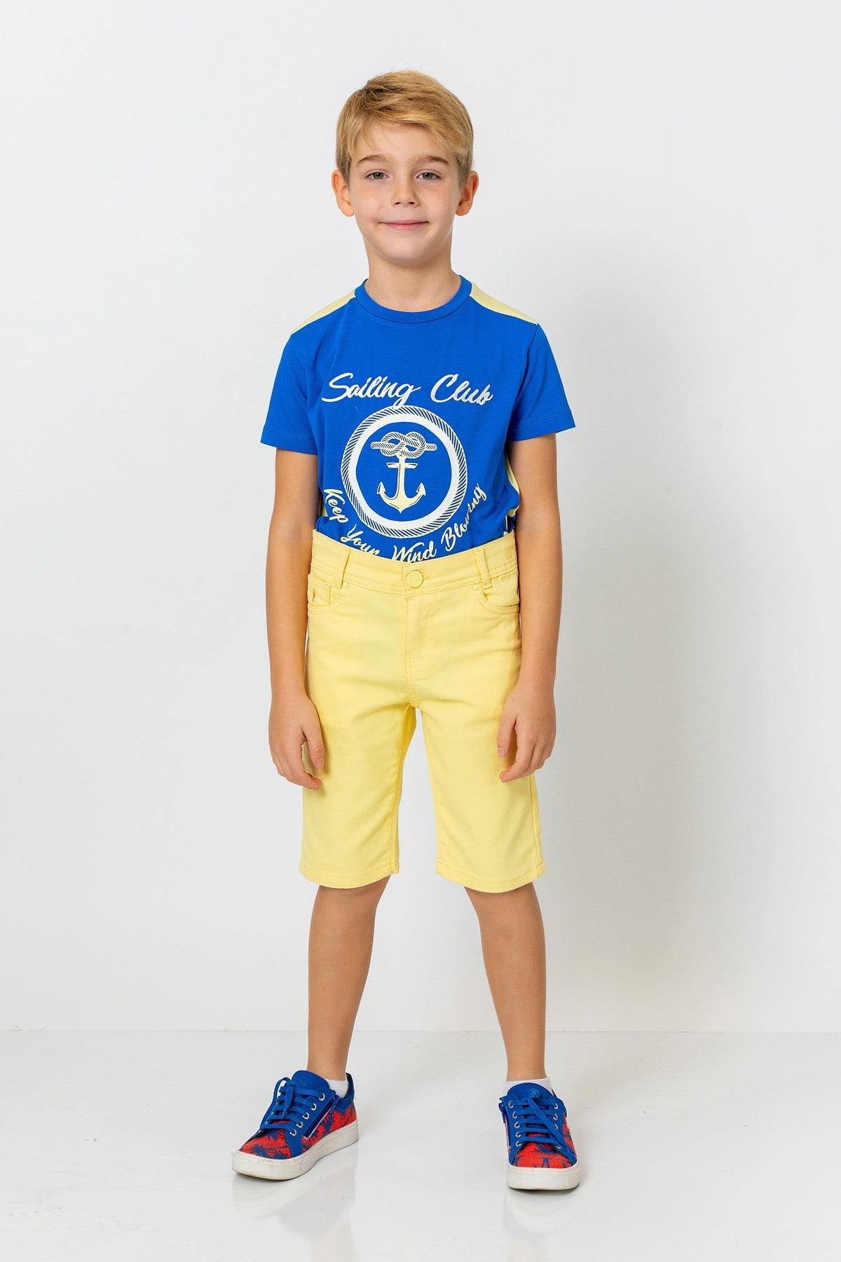 InCity Kids Boys Solid Straight Leg Dress Shorts InCity Boys & Girls