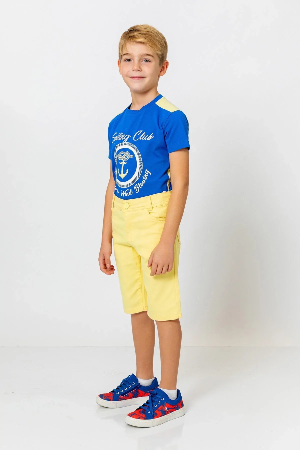 InCity Kids Boys Solid Straight Leg Fashion Shorts InCity Boys & Girls