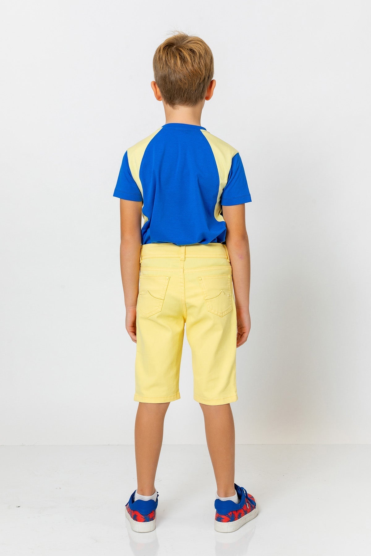 InCity Kids Boys Solid Straight Leg Dress Shorts InCity Boys & Girls