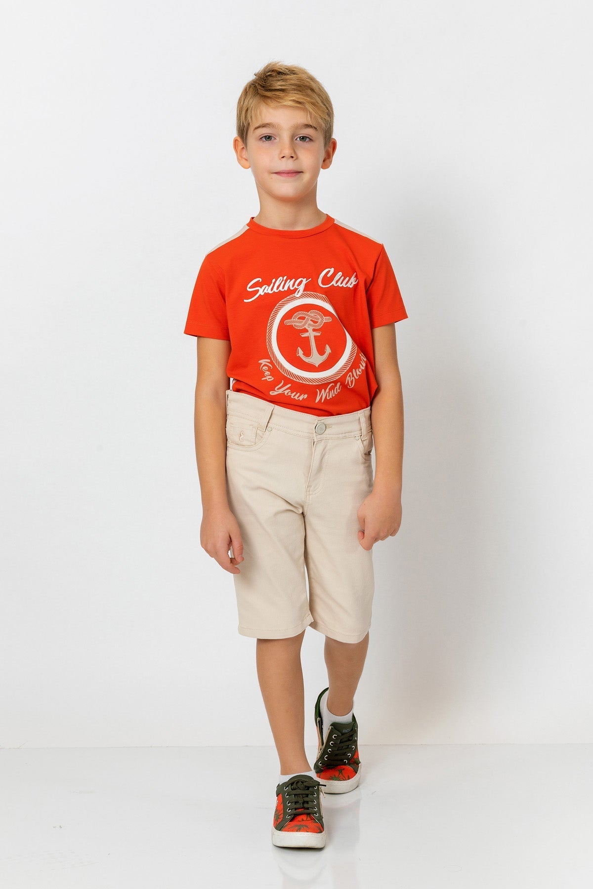 InCity Kids Boys Solid Straight Leg Dress Shorts InCity Boys & Girls