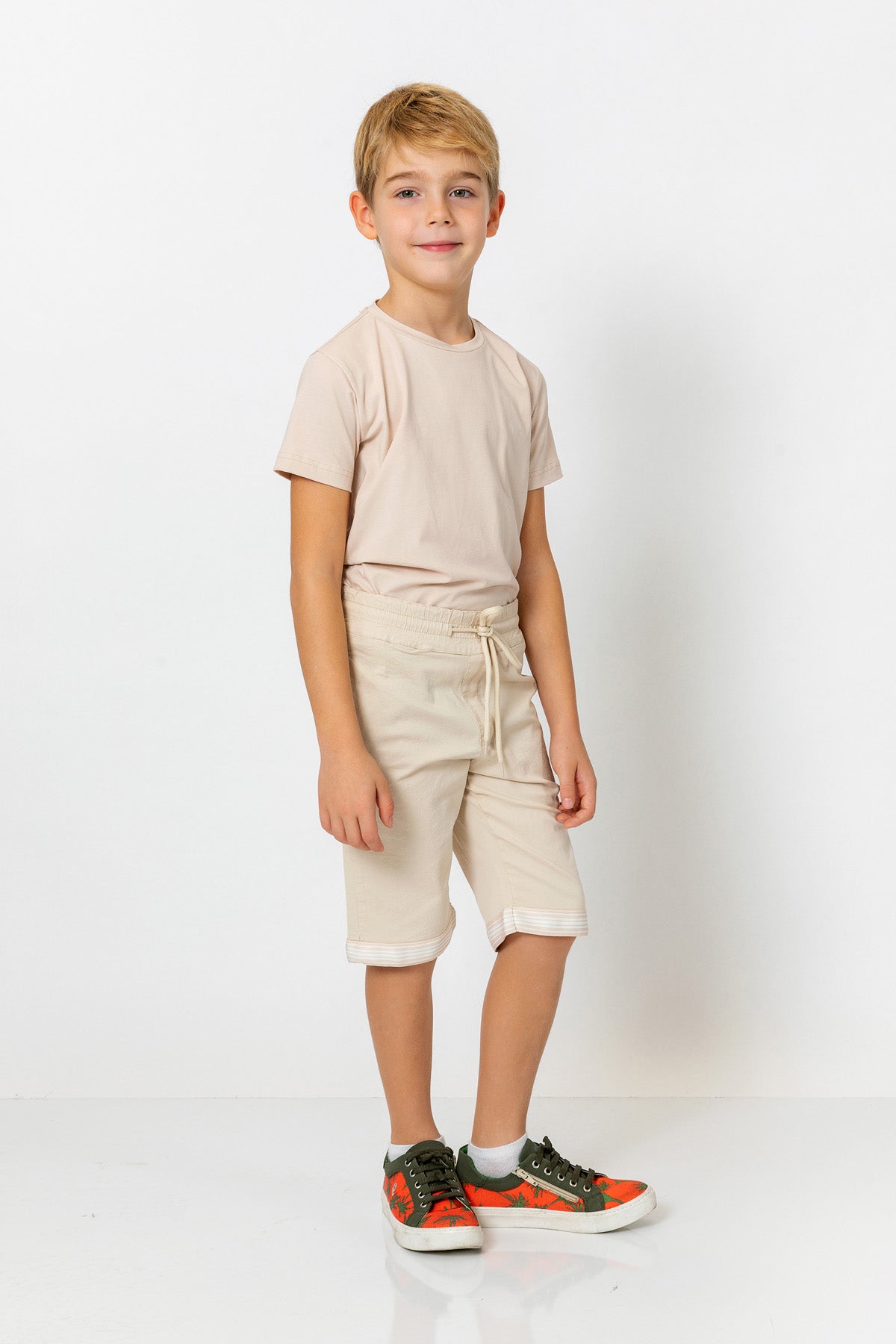 InCity Kids Boys Elastic Waist Straight Leg Fashion Shorts InCity Boys & Girls