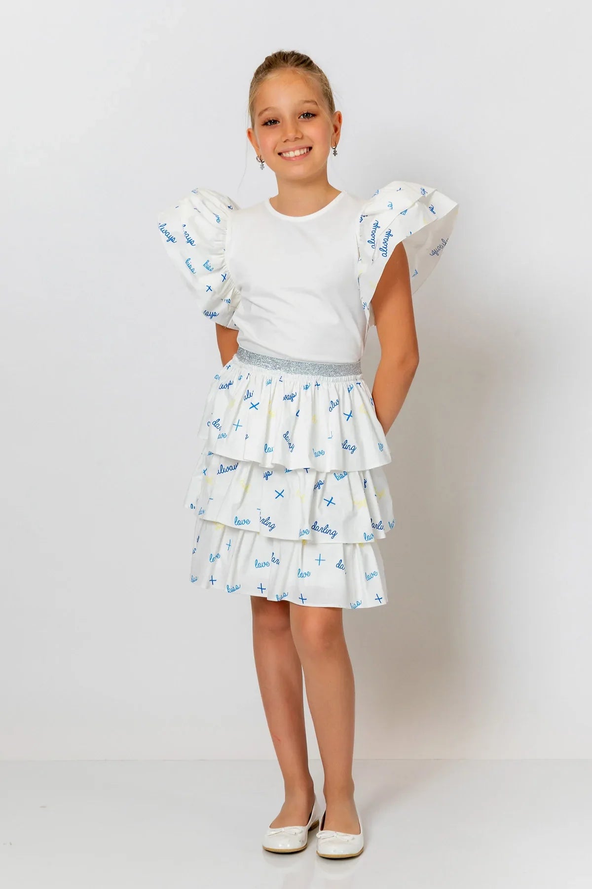 InCity Kids Girls Pleated Fashion Midi Skirt InCity Boys & Girls