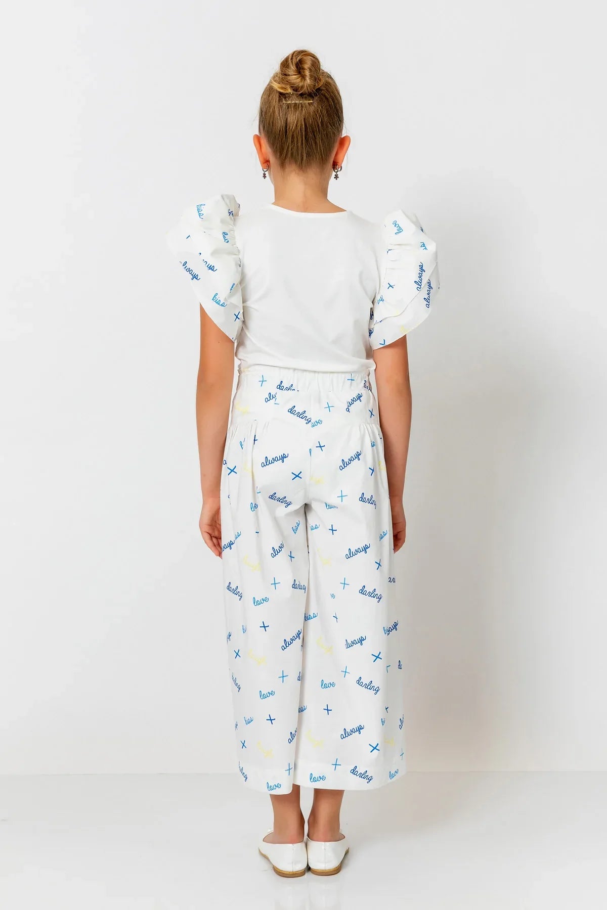 InCity Kids Girls Belted Wide Leg Fashion Pants InCity Boys & Girls