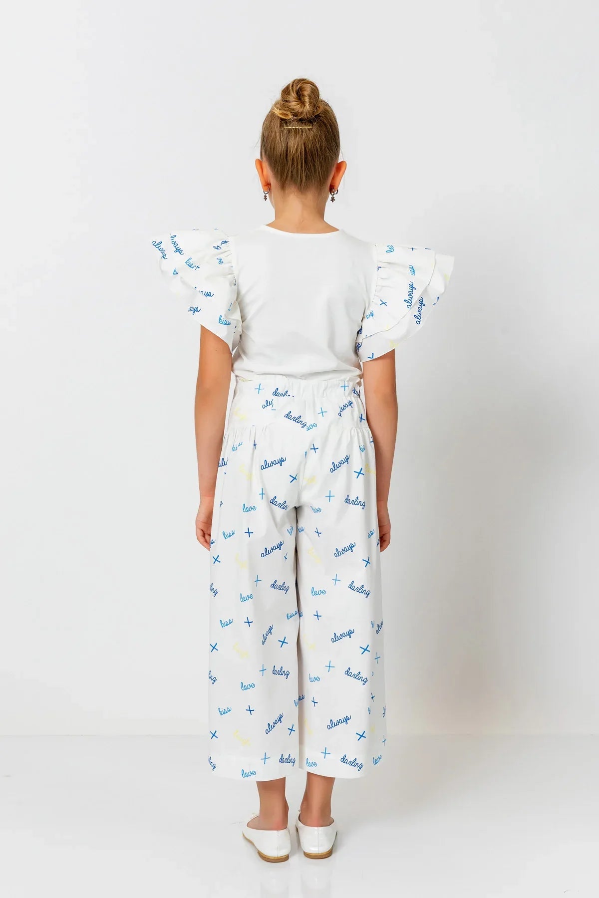 InCity Kids Girls Belted Wide Leg Fashion Pants InCity Boys & Girls