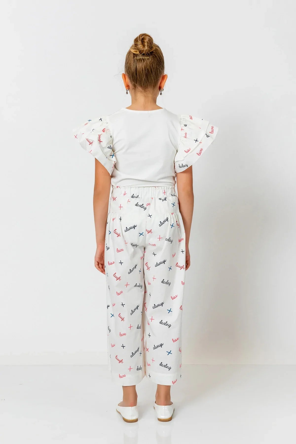 InCity Kids Girls Belted Wide Leg Fashion Pants InCity Boys & Girls