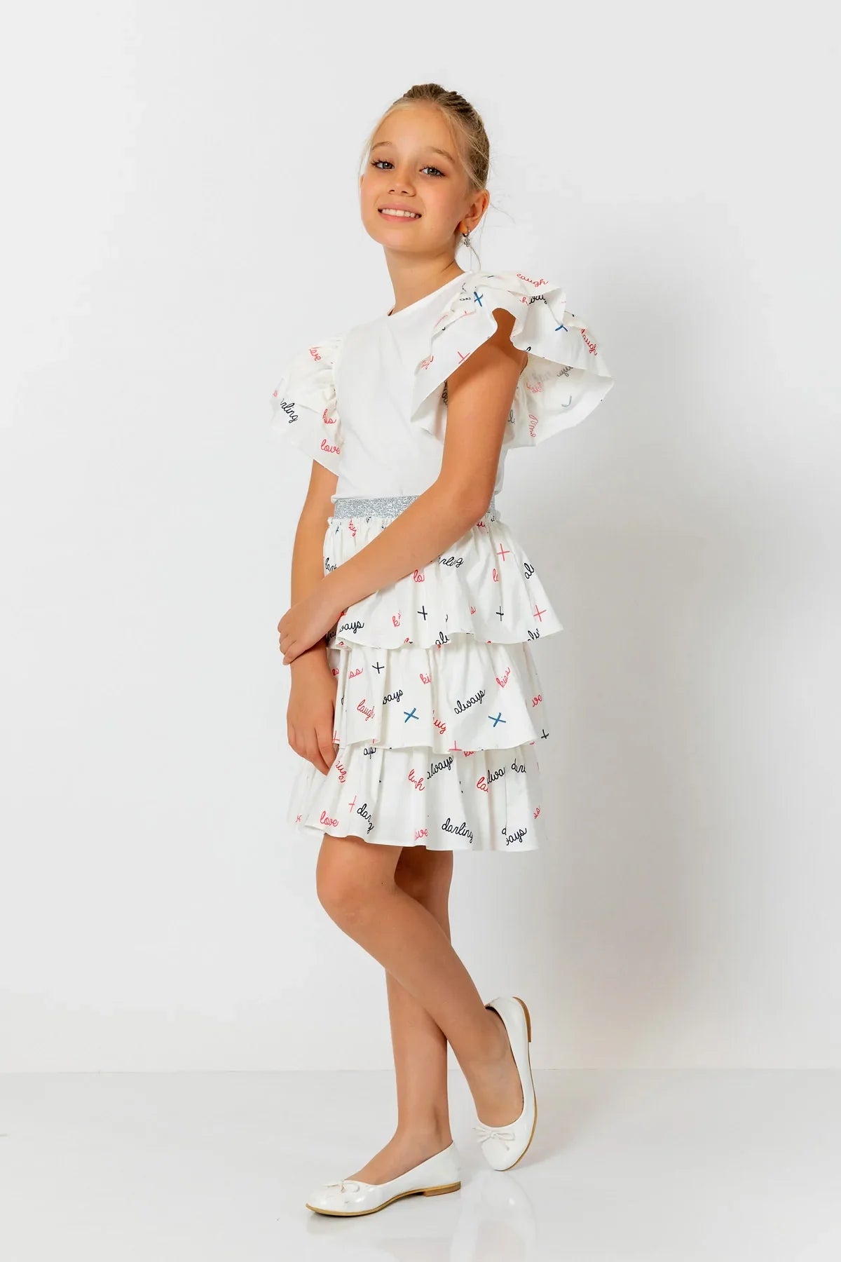 InCity Kids Girls Belted Wide Leg Fashion Pants InCity Boys & Girls