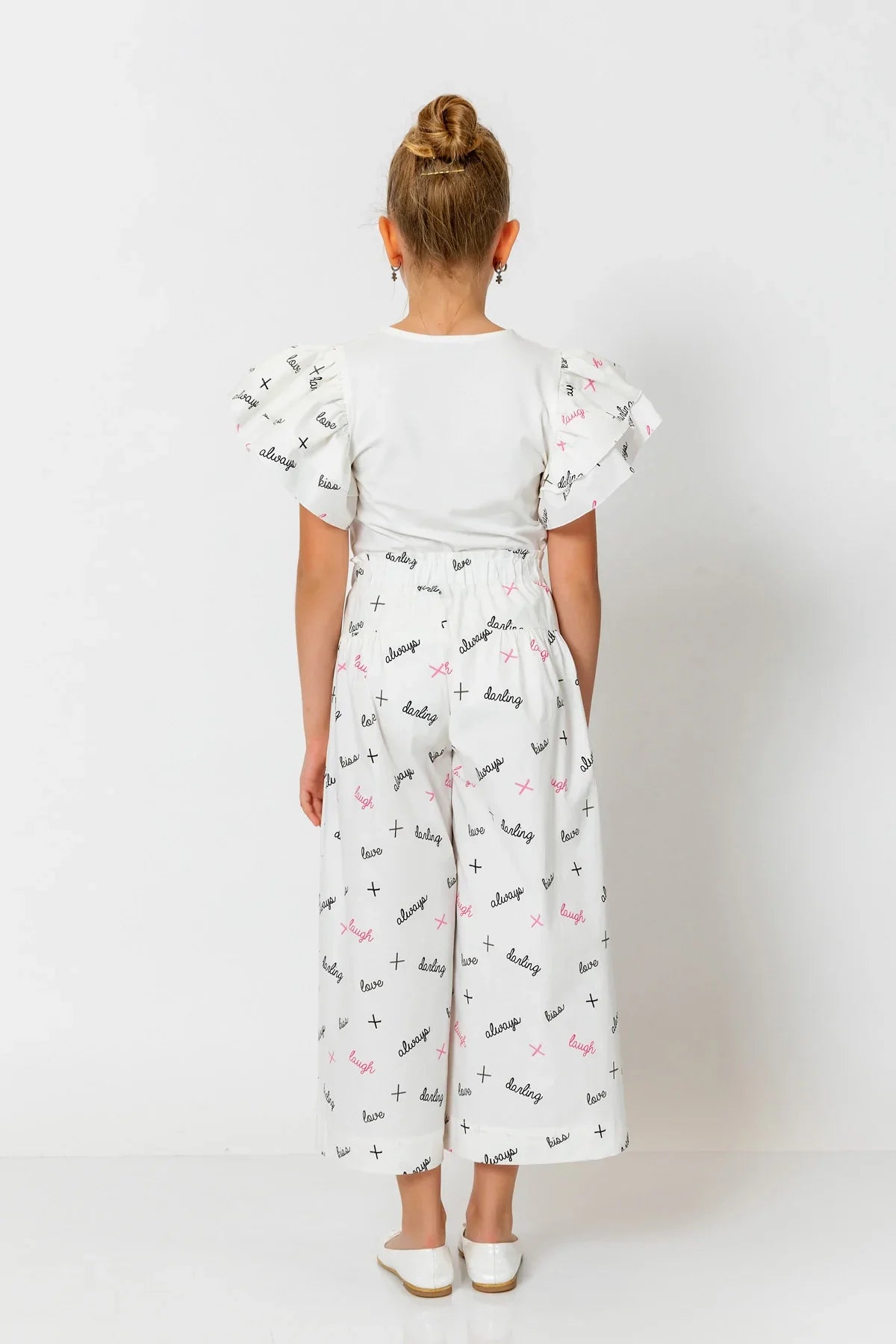 InCity Kids Girls Belted Wide Leg Fashion Pants InCity Boys & Girls