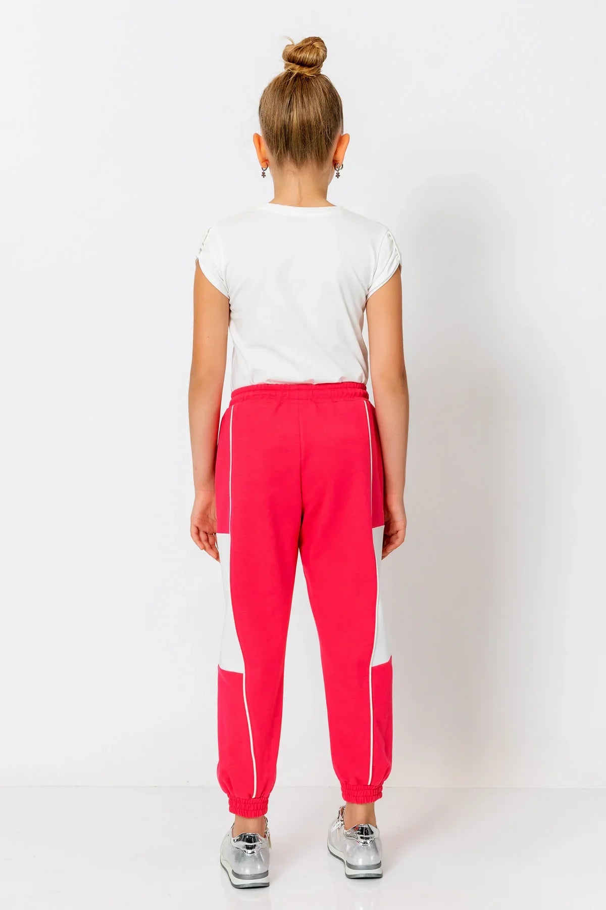 InCity Kids Girls Multicolor Cuffed Jogger Pants InCity Boys & Girls