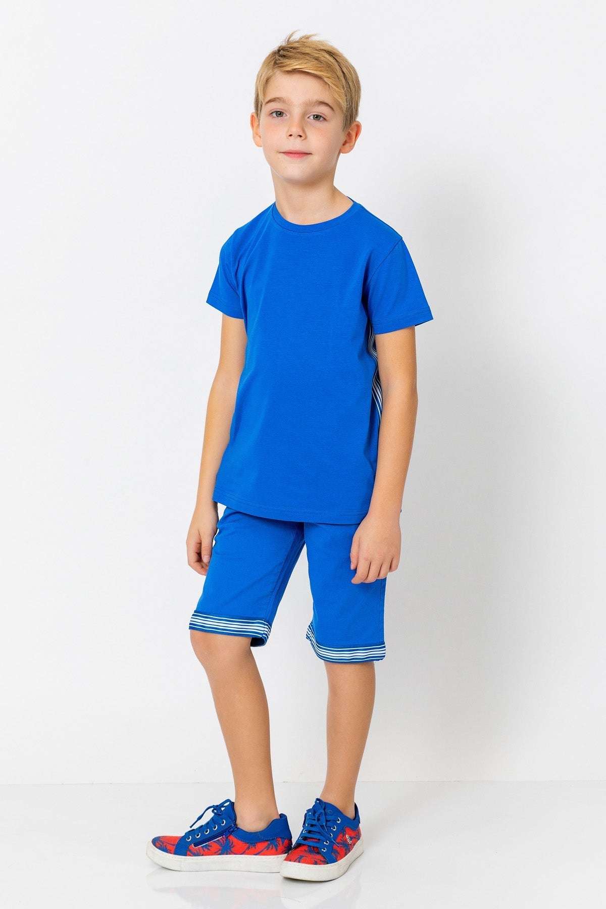 InCity Kids Boys Elastic Waist Straight Leg Fashion Shorts InCity Boys & Girls