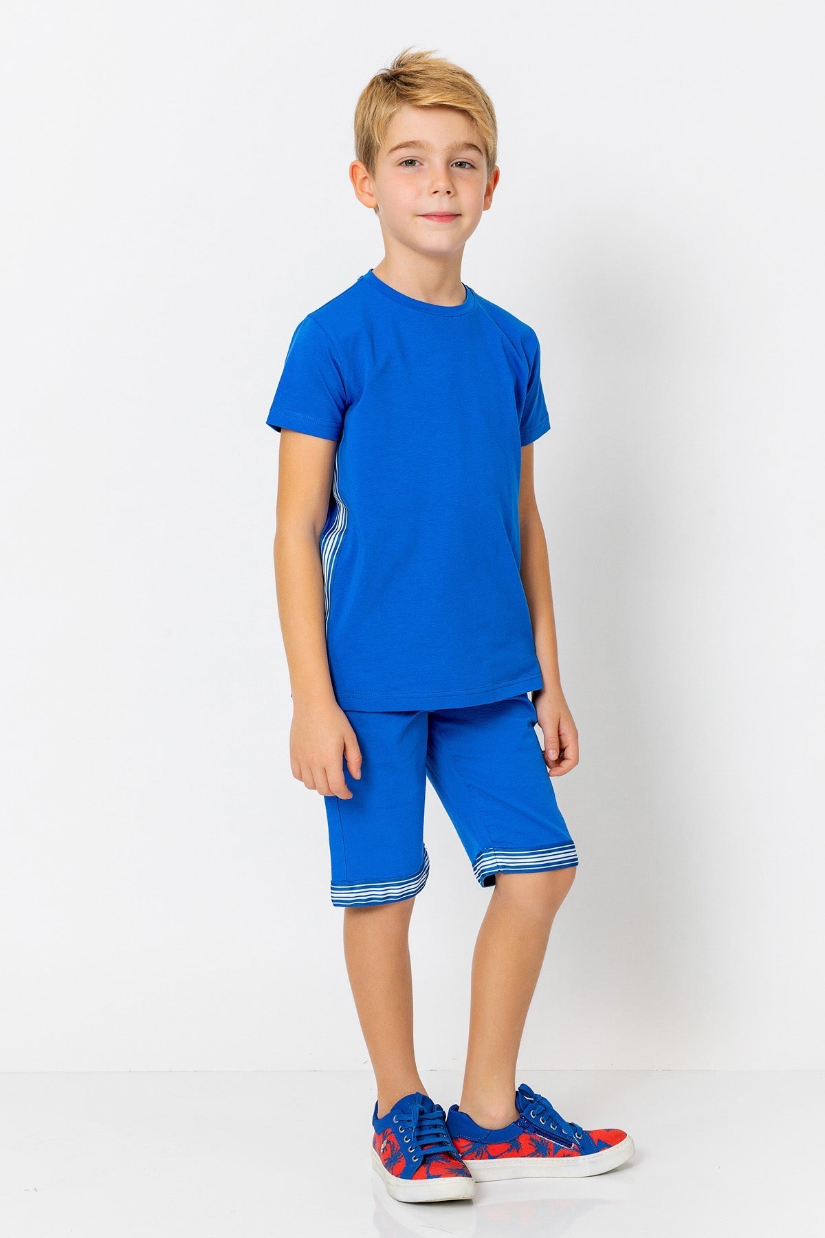 InCity Kids Boys Elastic Waist Straight Leg Fashion Shorts InCity Boys & Girls