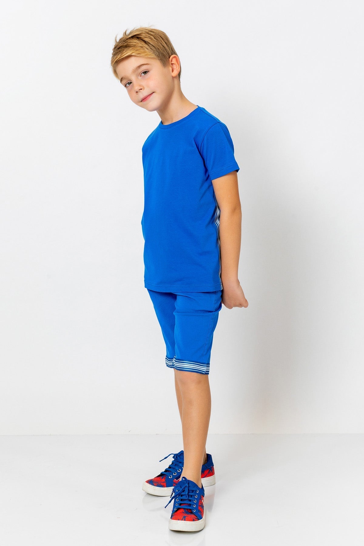 InCity Kids Boys Elastic Waist Straight Leg Fashion Shorts InCity Boys & Girls