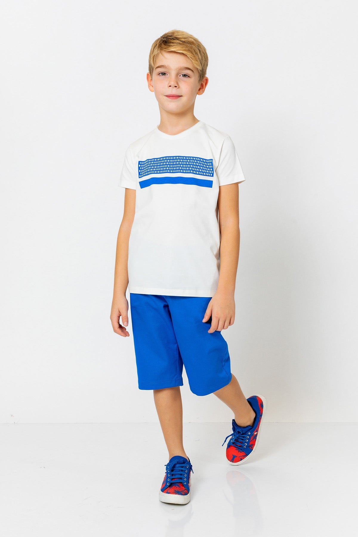 InCity Kids Boys Solid Straight Leg Dress Shorts InCity Boys & Girls