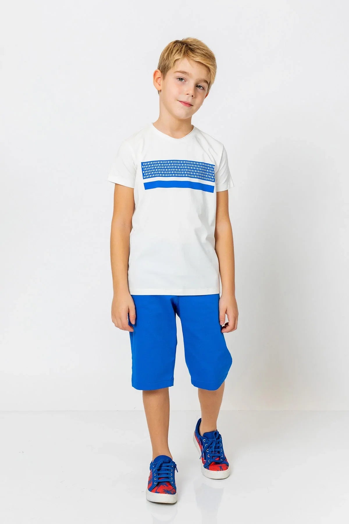InCity Kids Boys Solid Straight Leg Fashion Shorts InCity Boys & Girls