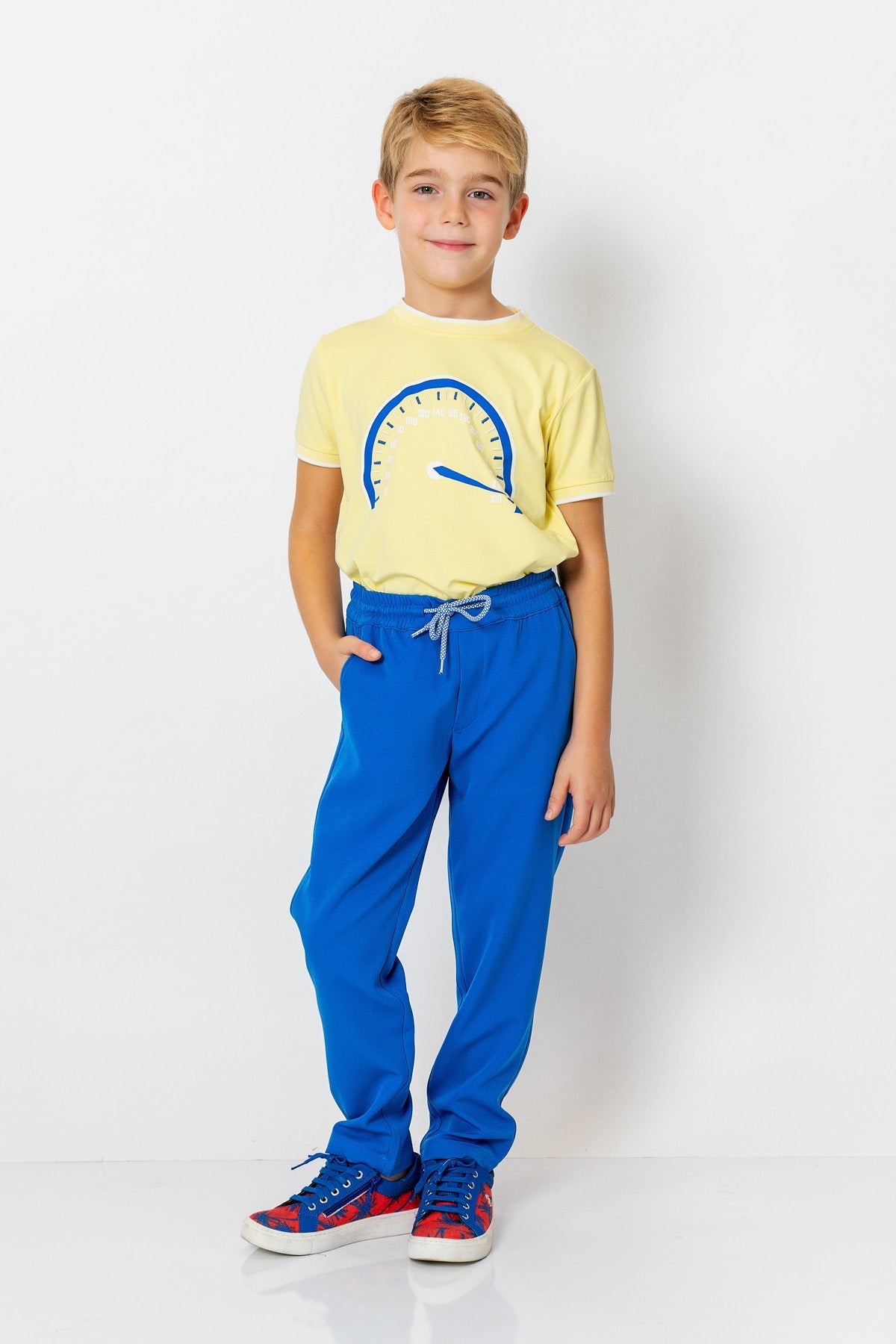 InCity Kids Boys Elastic Waist Solid Jogger Pants InCity Boys & Girls