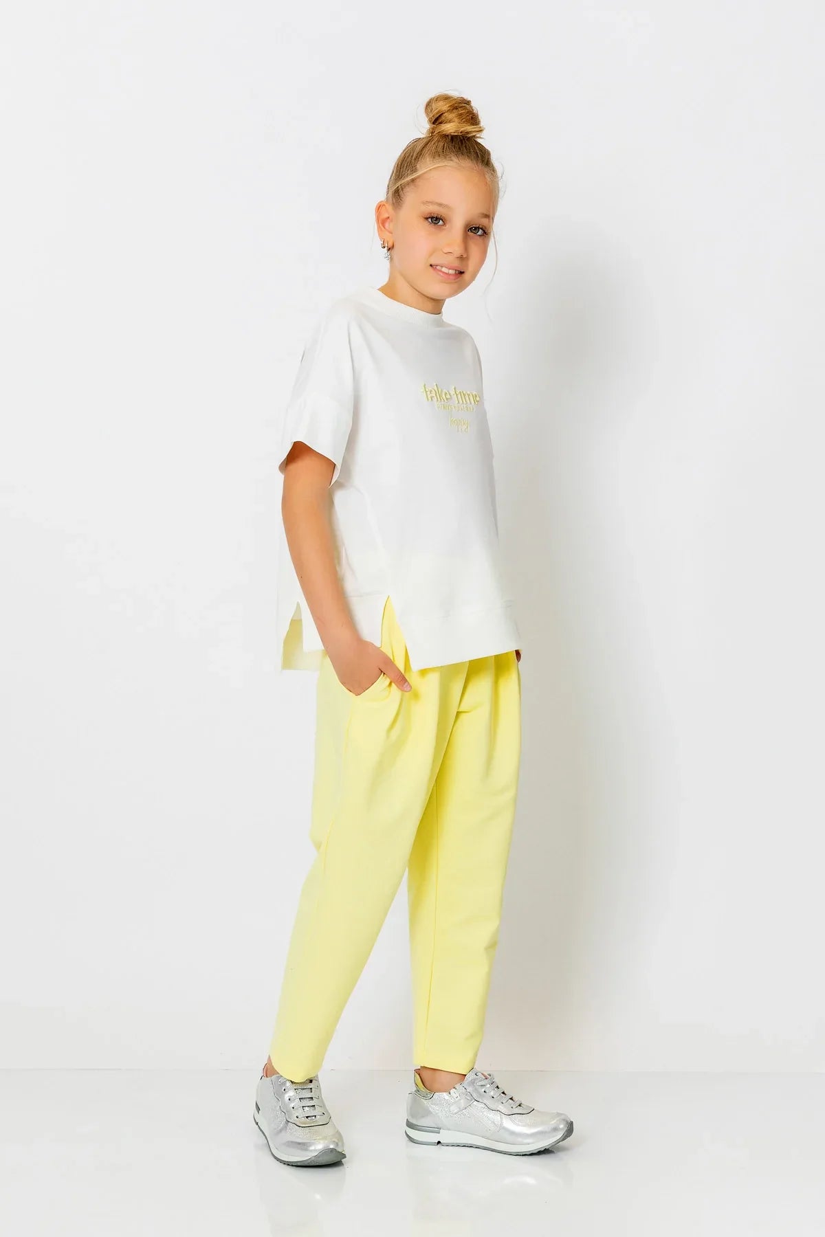 InCity Kids Girls Short Sleeve Time T-Shirt InCity Boys & Girls